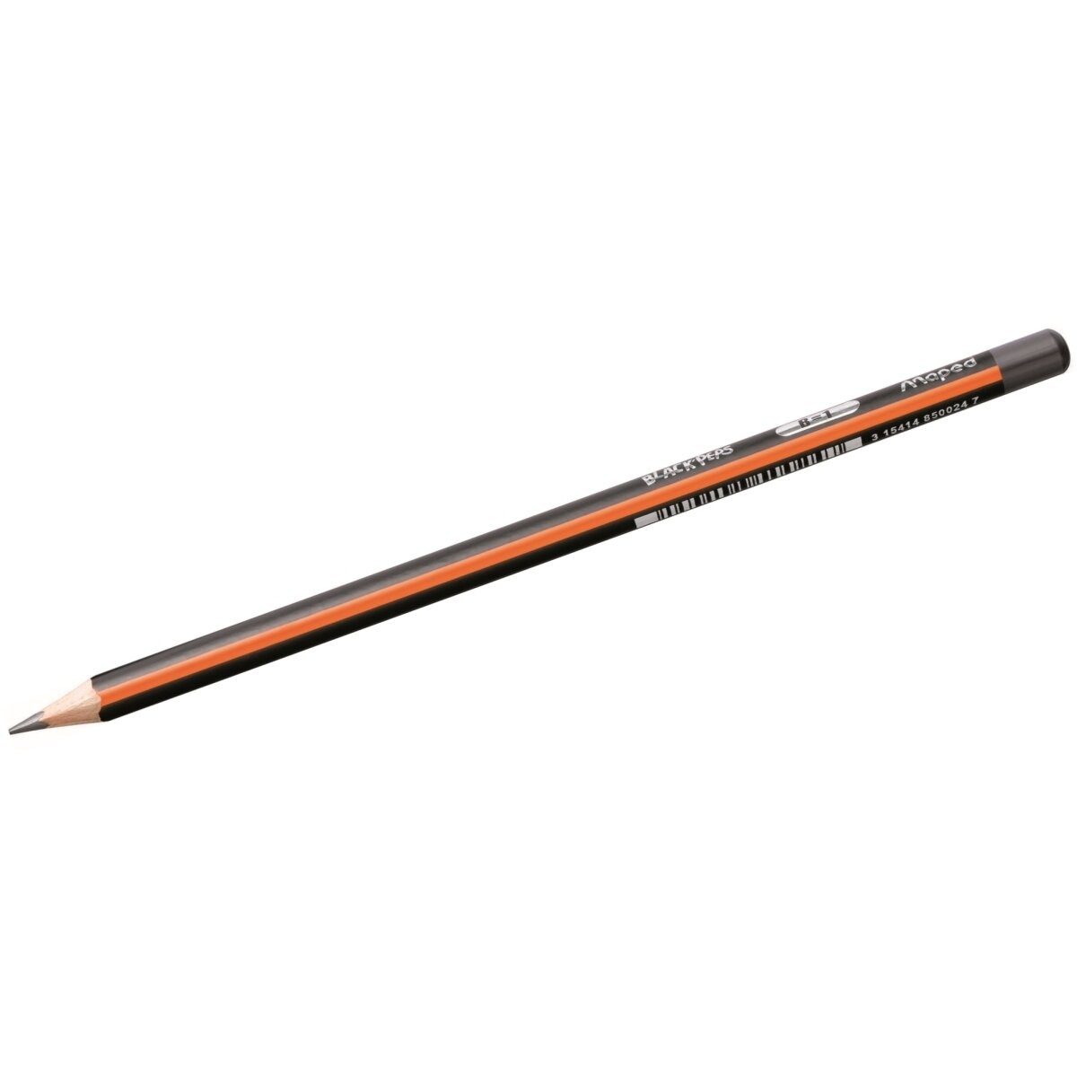 MAPED Bleistift Bleistift Black'Peps Classic B dunkelgrau/orange