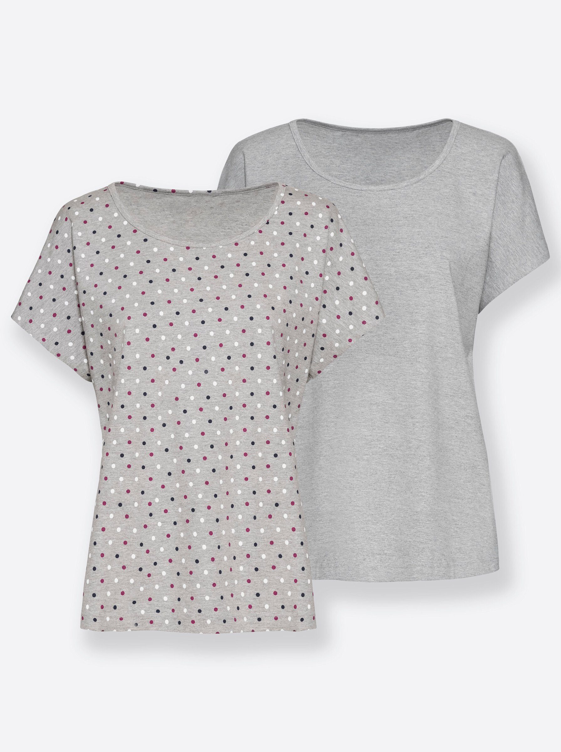 Witt Trainingsshirt Shirts Kurzarm (2-tlg)