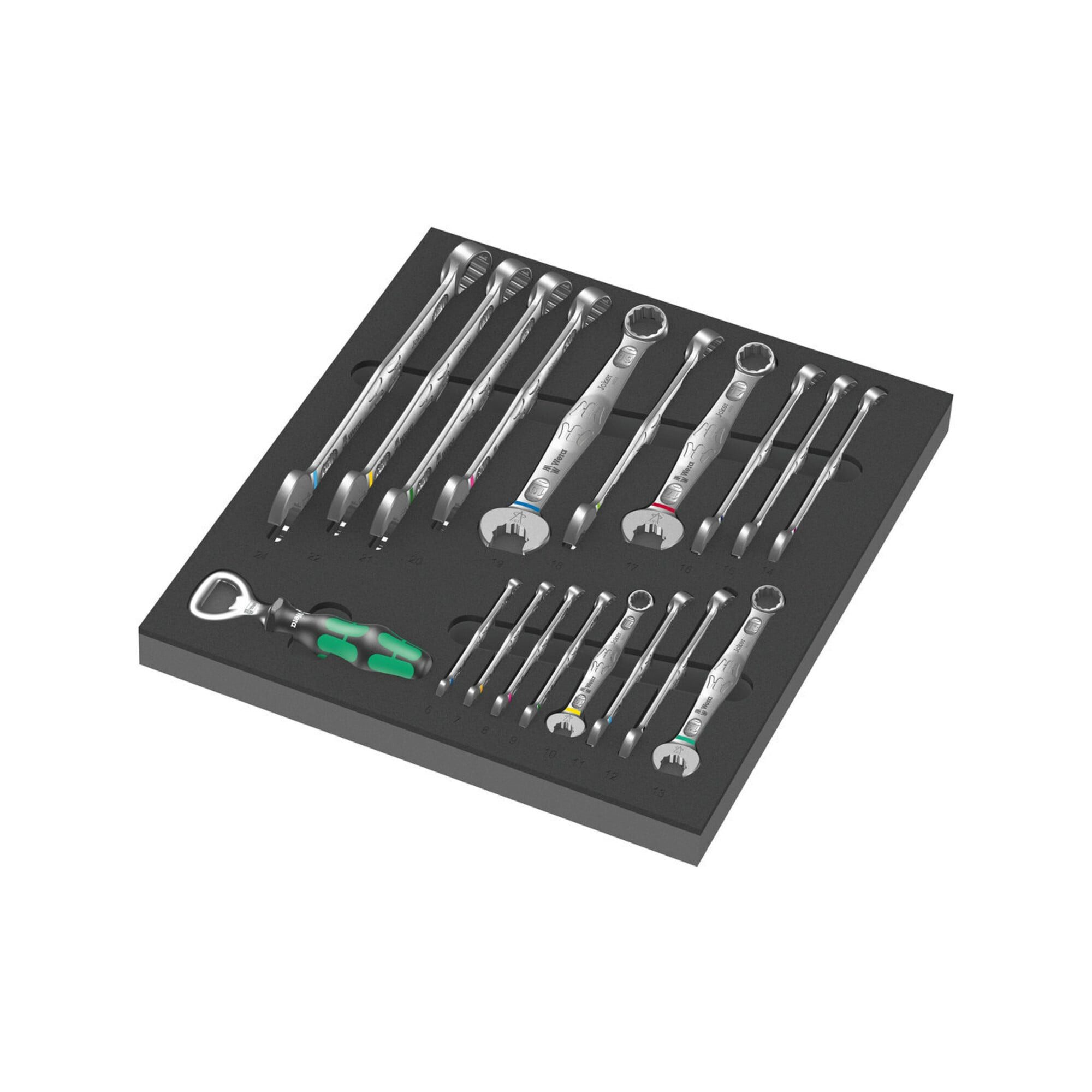 Wera Zangenset Wera 9731 Schaumstoffeinlage 6003 Joker Set 1, 19-teilig