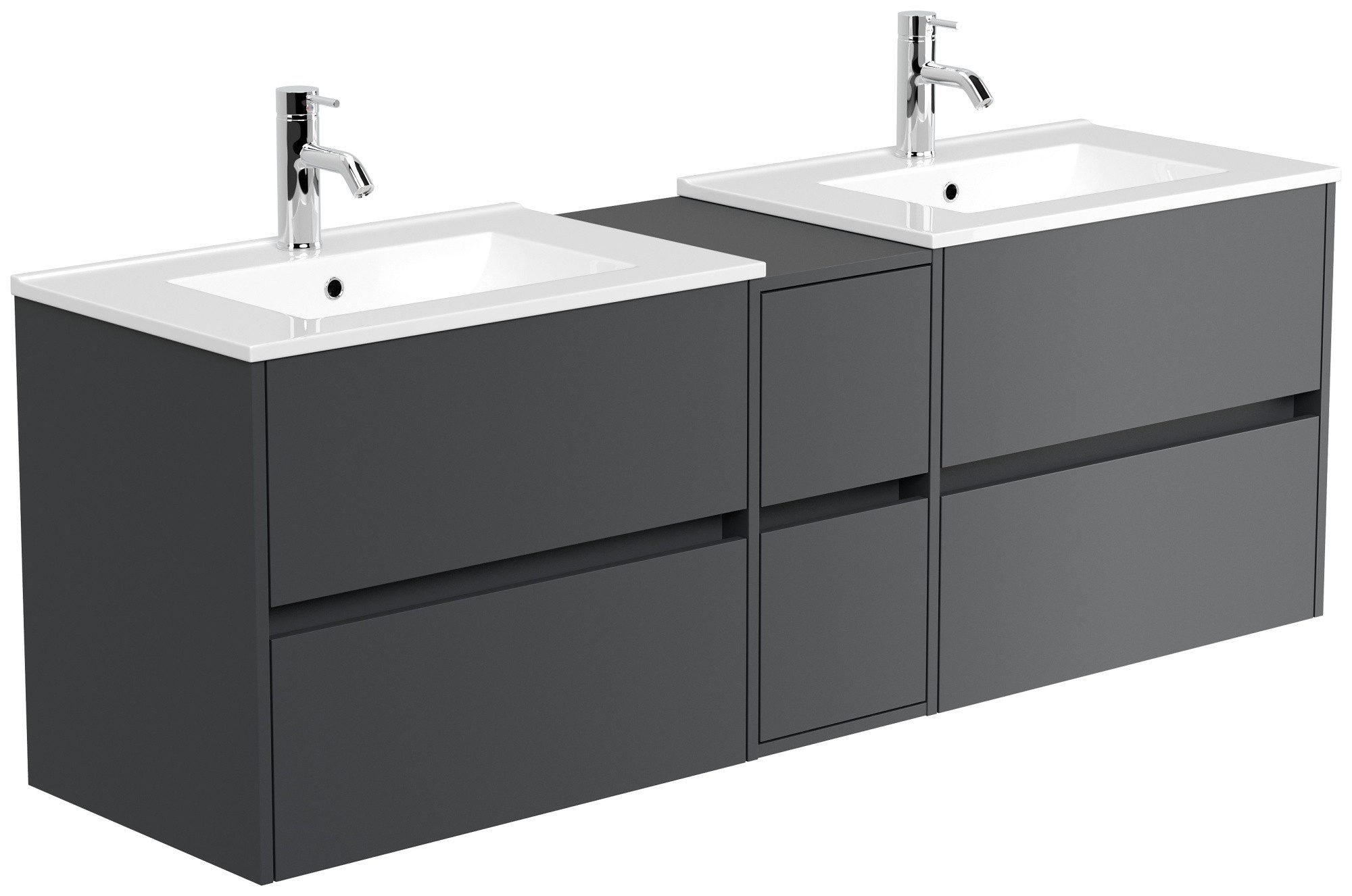 Magnolia Home Badmöbel-Set Badmöbelset Taifun 170cm günstig online kaufen