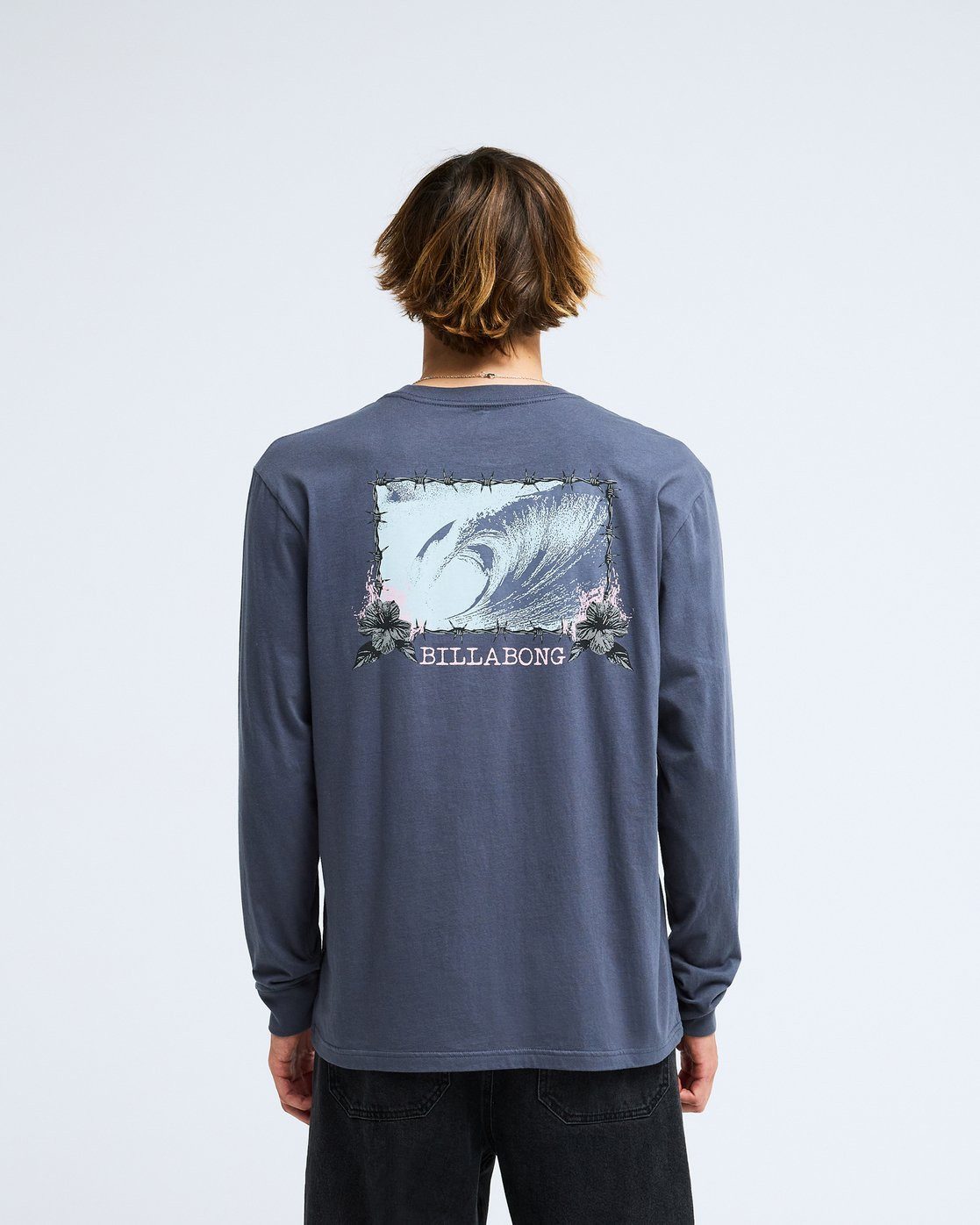 Billabong Langarmshirt RETRO POSTER LS aus Baumwolle, in den Größen S bis XXL