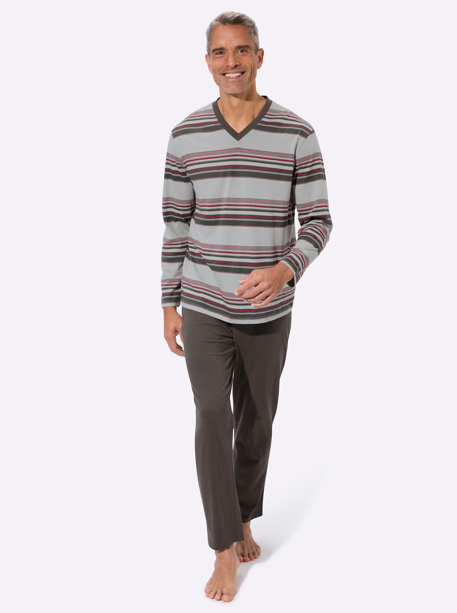 Sieh an! Schlafanzug Schlafanzug Langarm