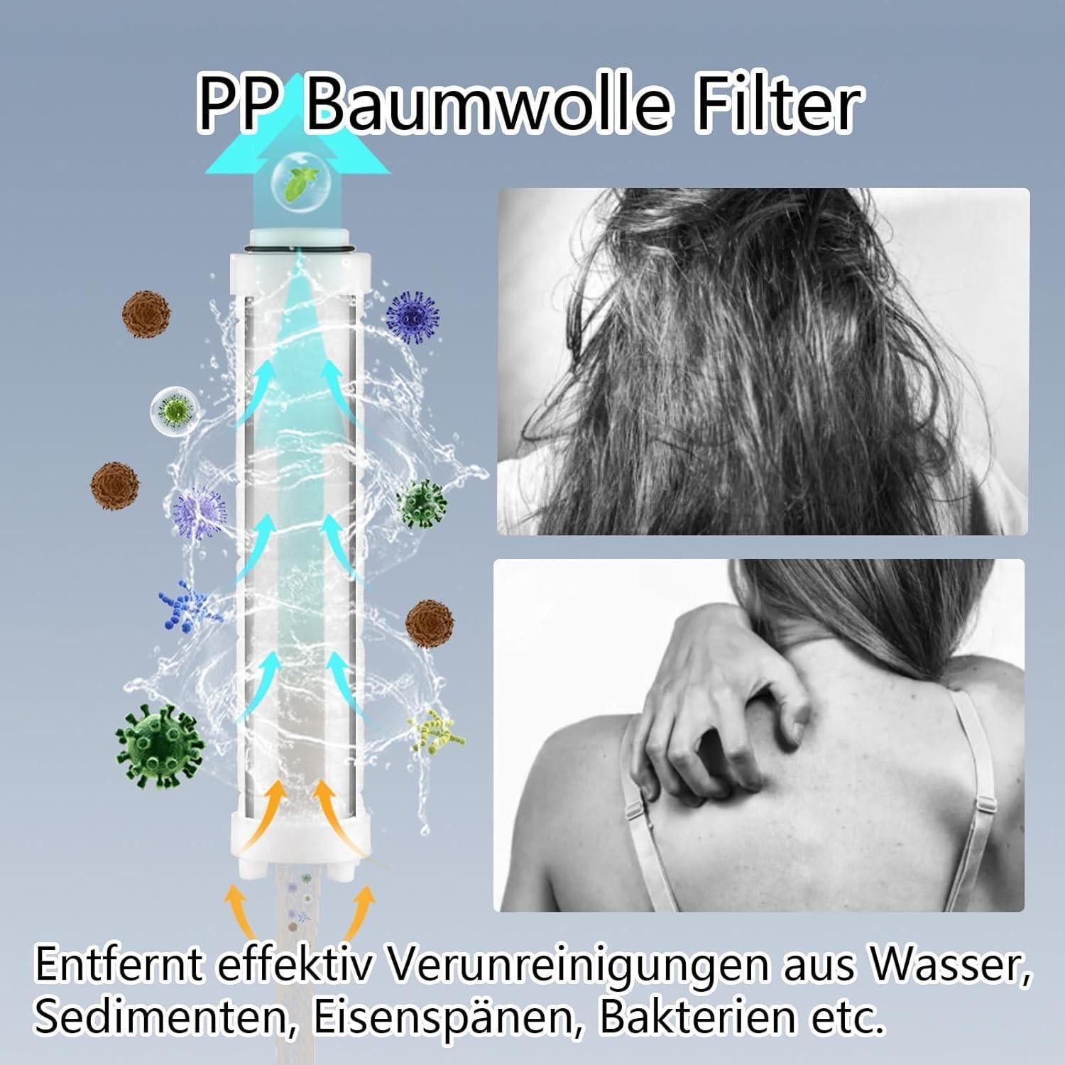 LuxusKollektion Handbrause Duschkopf mit 4 PP günstig online kaufen