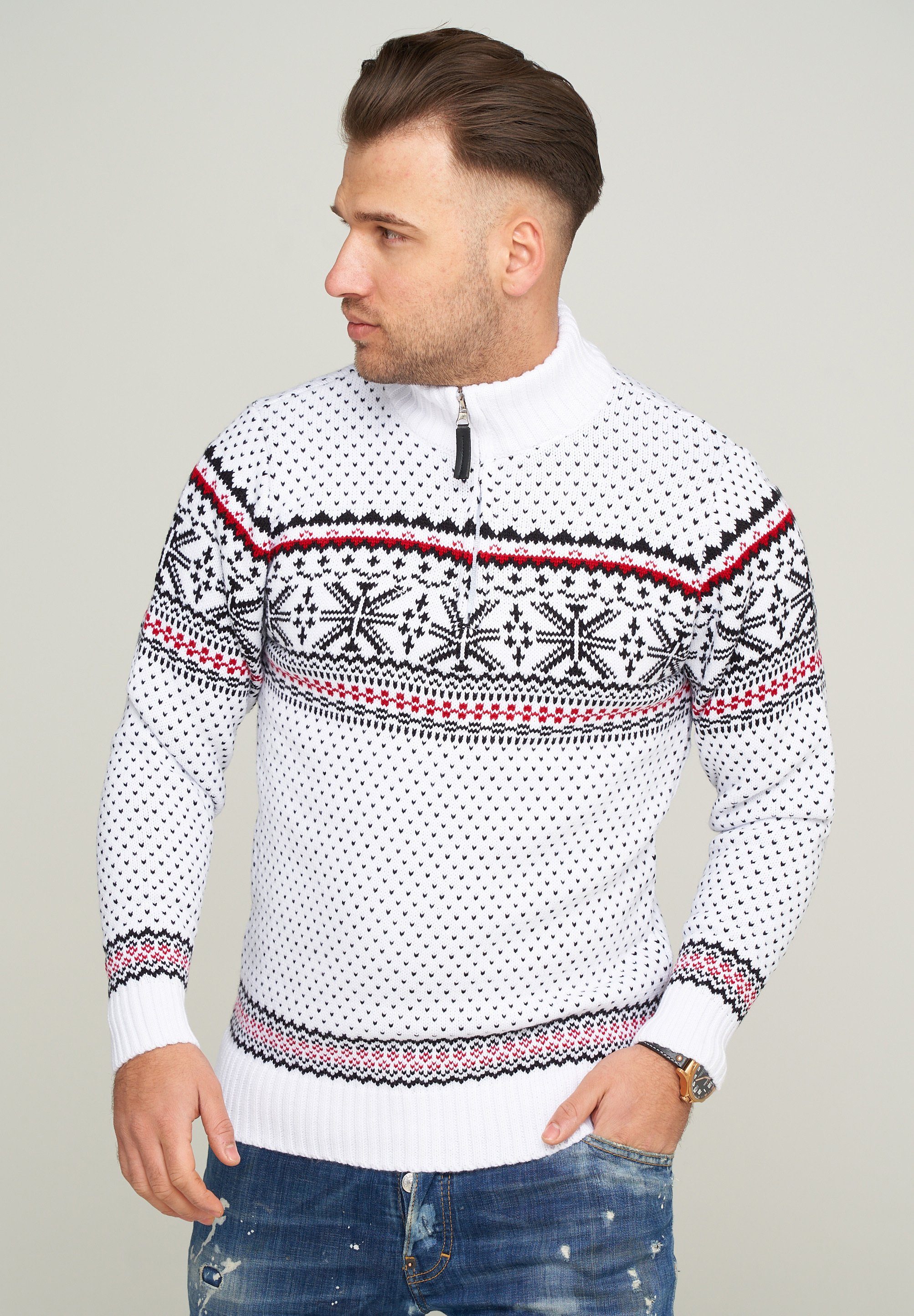 CARISMA Strickpullover CRSEDA Grobstrick Norweger-Muster