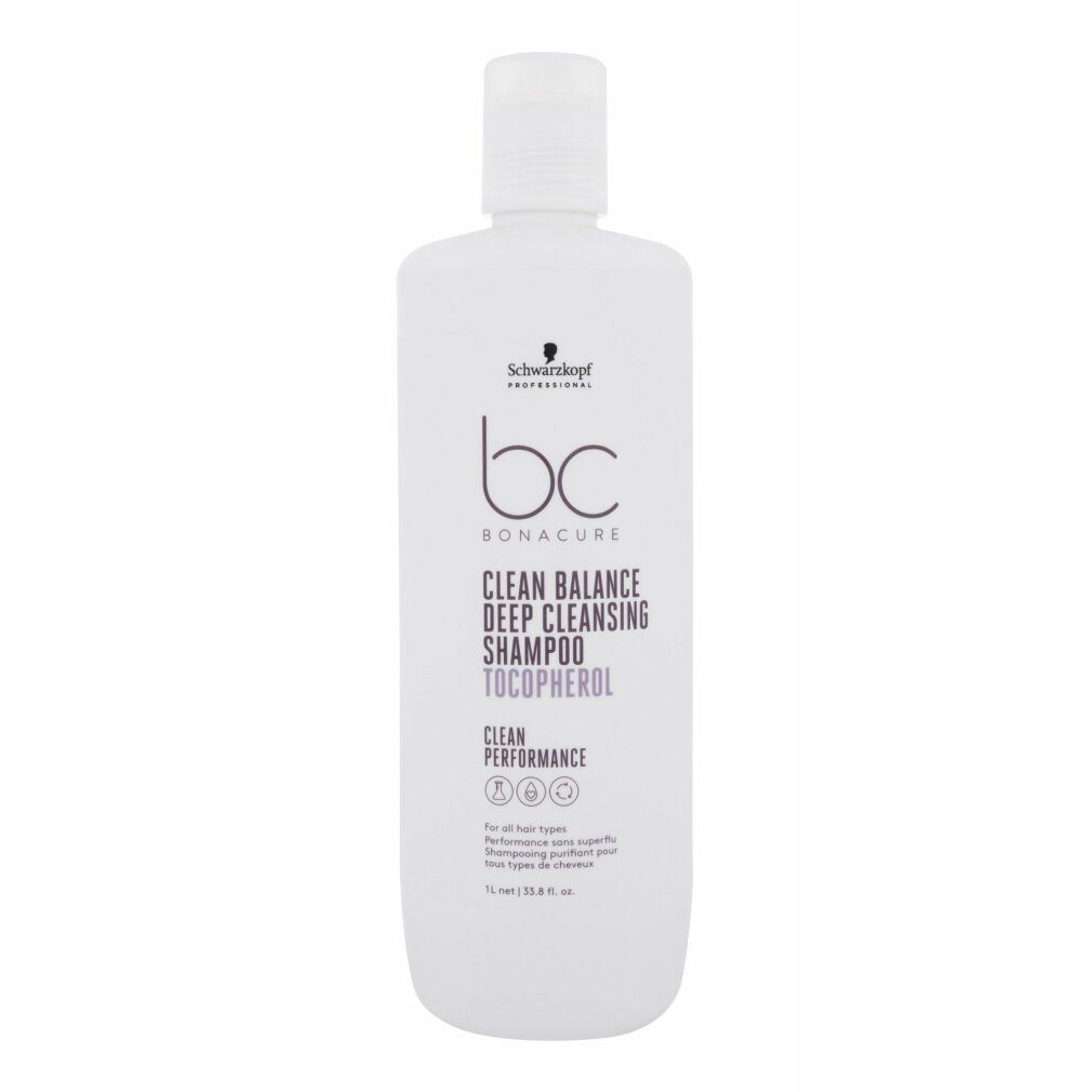Schwarzkopf Haarshampoo Bc Clean Balance Deep Cleansing Shampoo 1000ml