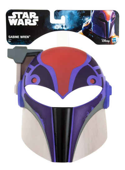 Hasbro Verkleidungsmaske Star Wars Sabine Wren Kindermaske, Kindermaske für kleine Rebellen