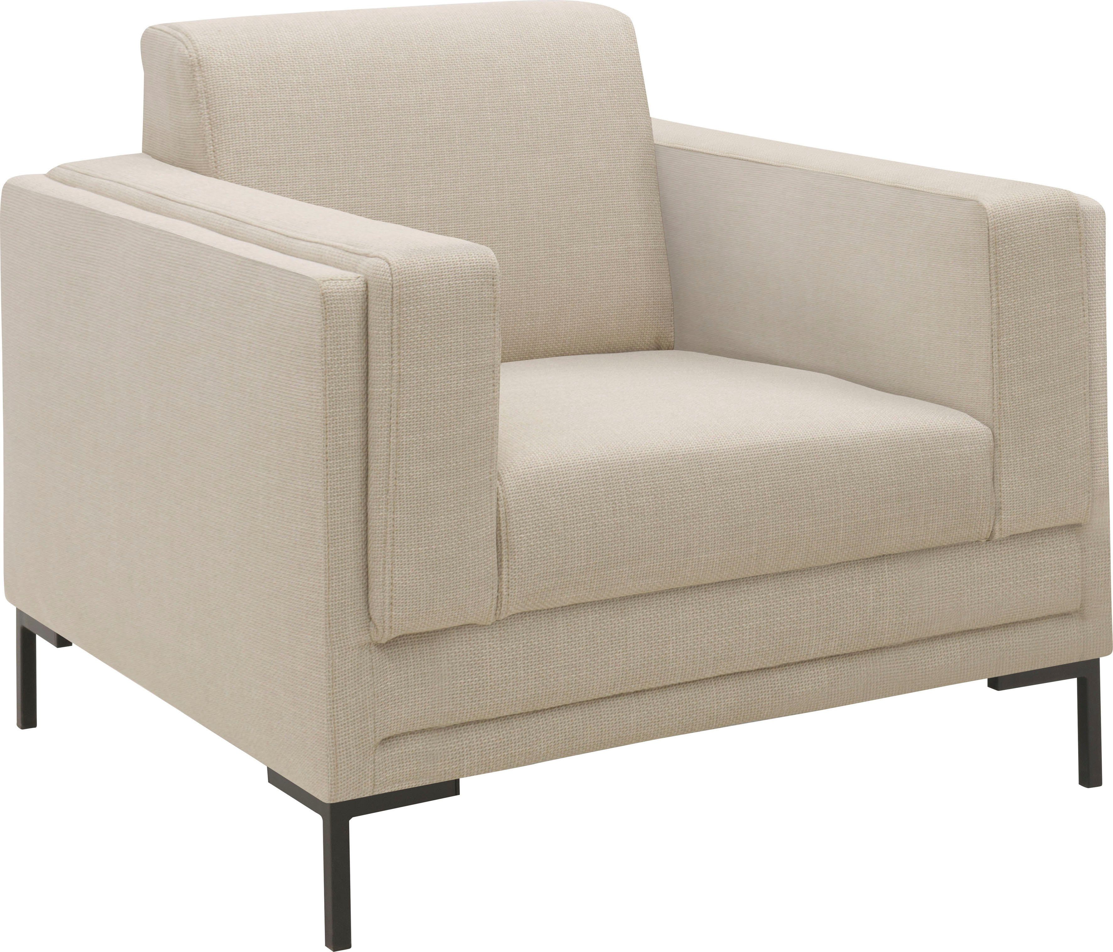 LOOKS by Wolfgang Joop Sessel LOOKS VII, klare Linien, edles Design