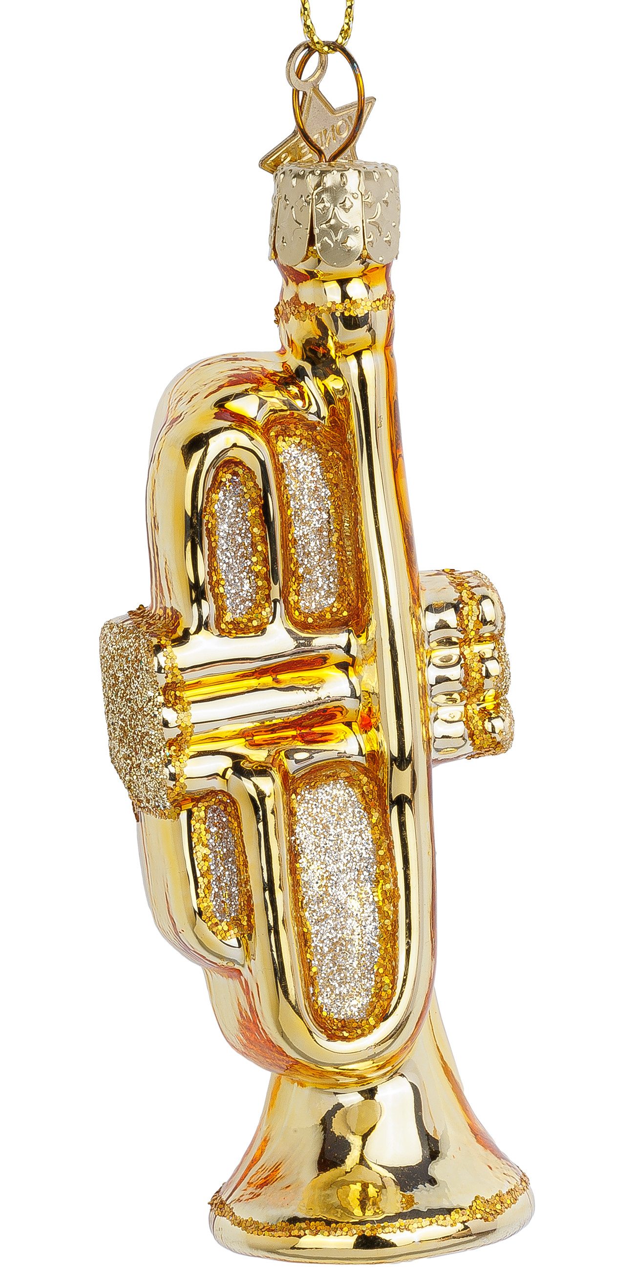 SIKORA Christbaumschmuck Trompete besondere Weihnachtskugel Glas Anhänger – günstig online kaufen