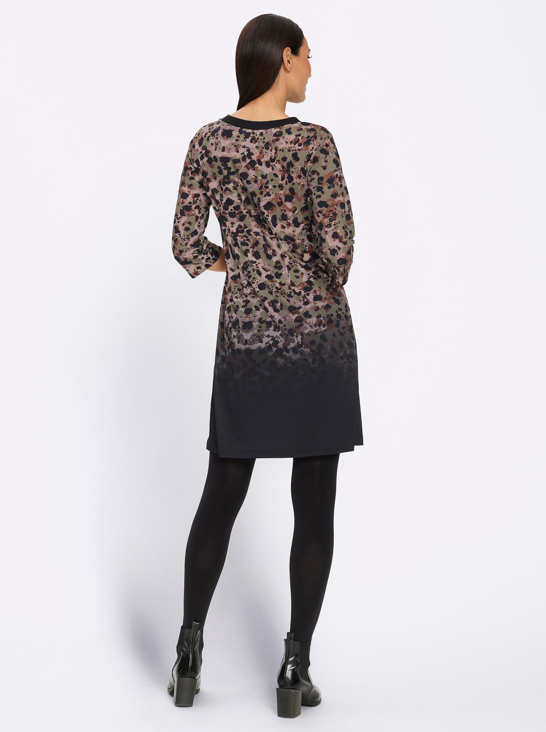 heine Etuikleid Druck-Kleid 3/4-Arm