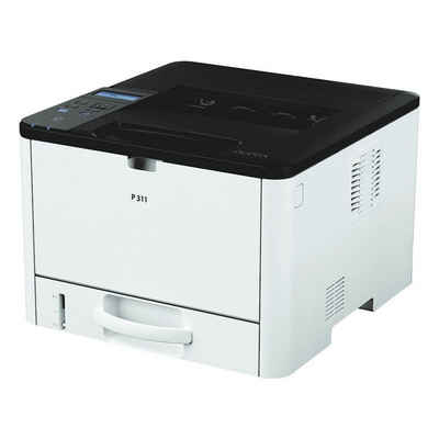 Ricoh P311 Laserdrucker, (A4, 1200 x 1200 dpi, LAN, aufrüstbar mit WLAN)