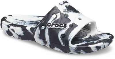 Crocs »Classic Crocs Marbled Slide« Badepantolette mit Muster