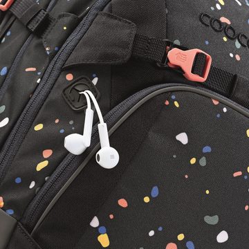 coocazoo Schulranzen Schulrucksack-Set MATE Sprinkled Candy 3-teilig (3-teilig), ergonomisch, reflektiert, Körpergröße: 135 - 180 cm