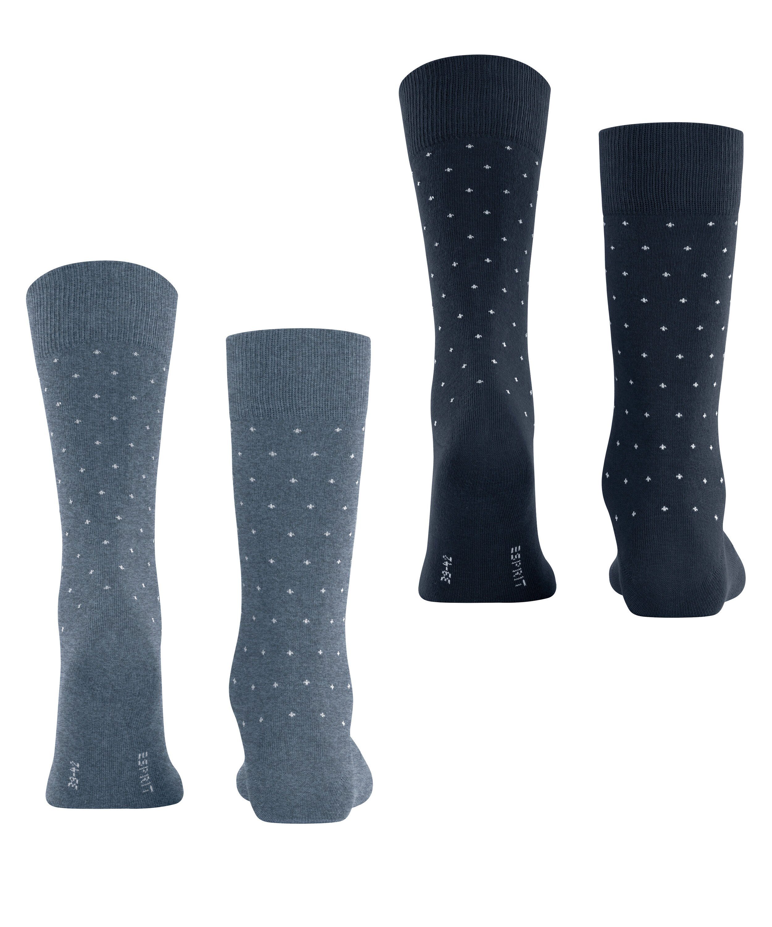 Esprit Socken Fine (0020) (2-Paar) sortiment 2-Pack Dot