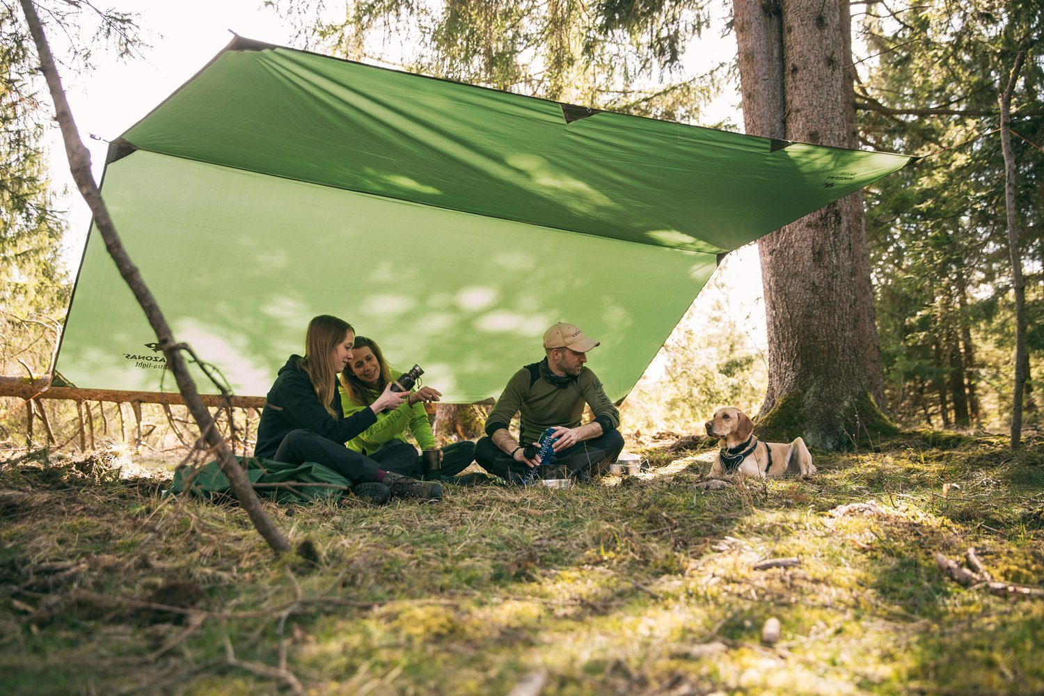 amazonas 600 zelt Tarp-Zelt Ultra-Light Traveller XXL, Packmaß Turtle Color:Blue/Yellow/Eagle Tatonka Norix 48 -