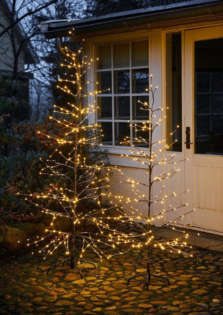 LED Outdoor, LED LED beschneit Sirius Home Warmweiß Isaac Tree fest Baum integriert, Sirius A/S Baum