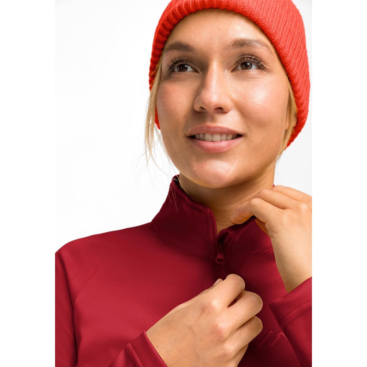 Maier Sports Fleecejacke Eva Funktionaler Midlayer mit schnelltrocknendem Fleece und femininer