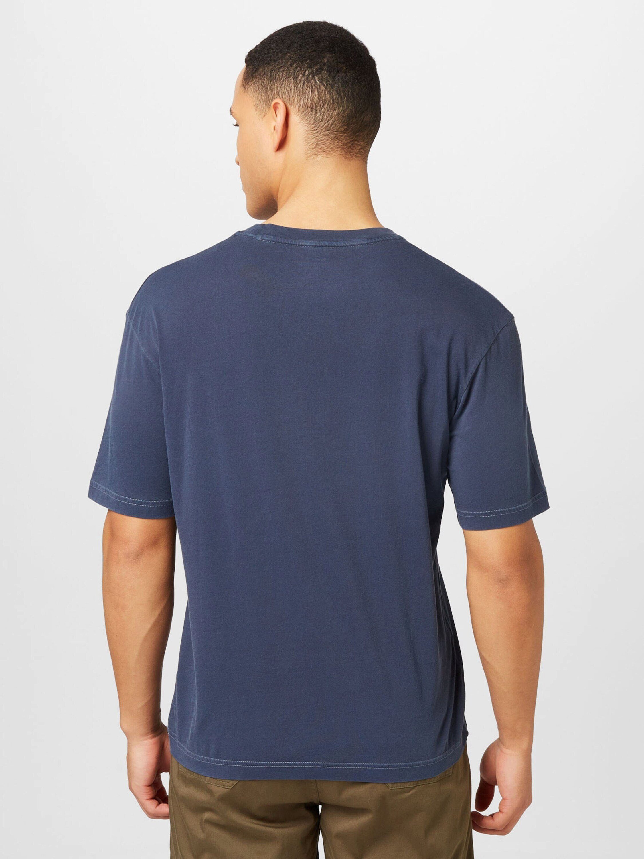 T-Shirt BLU (1-tlg) Sunfaded EVENING Gant 433