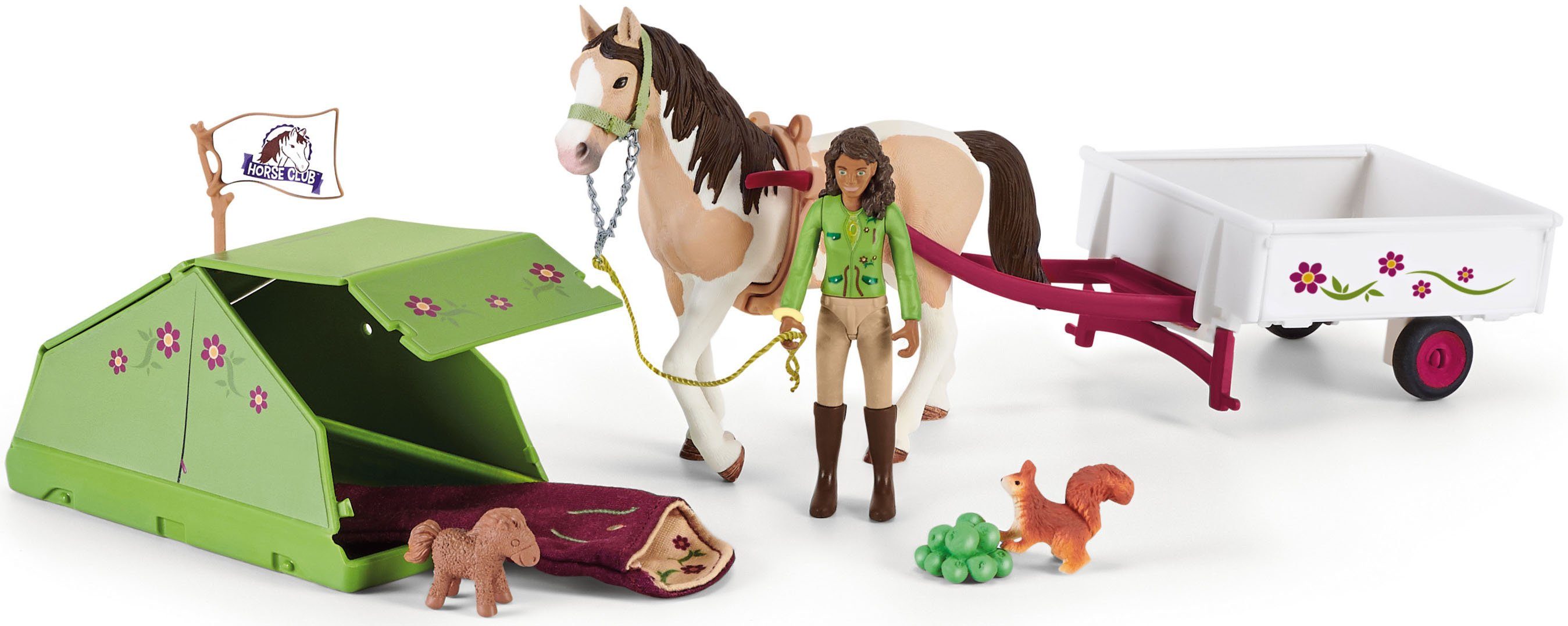 Schleich® Spielfigur HORSE CLUB, Sarahs Campingausflug (42533)