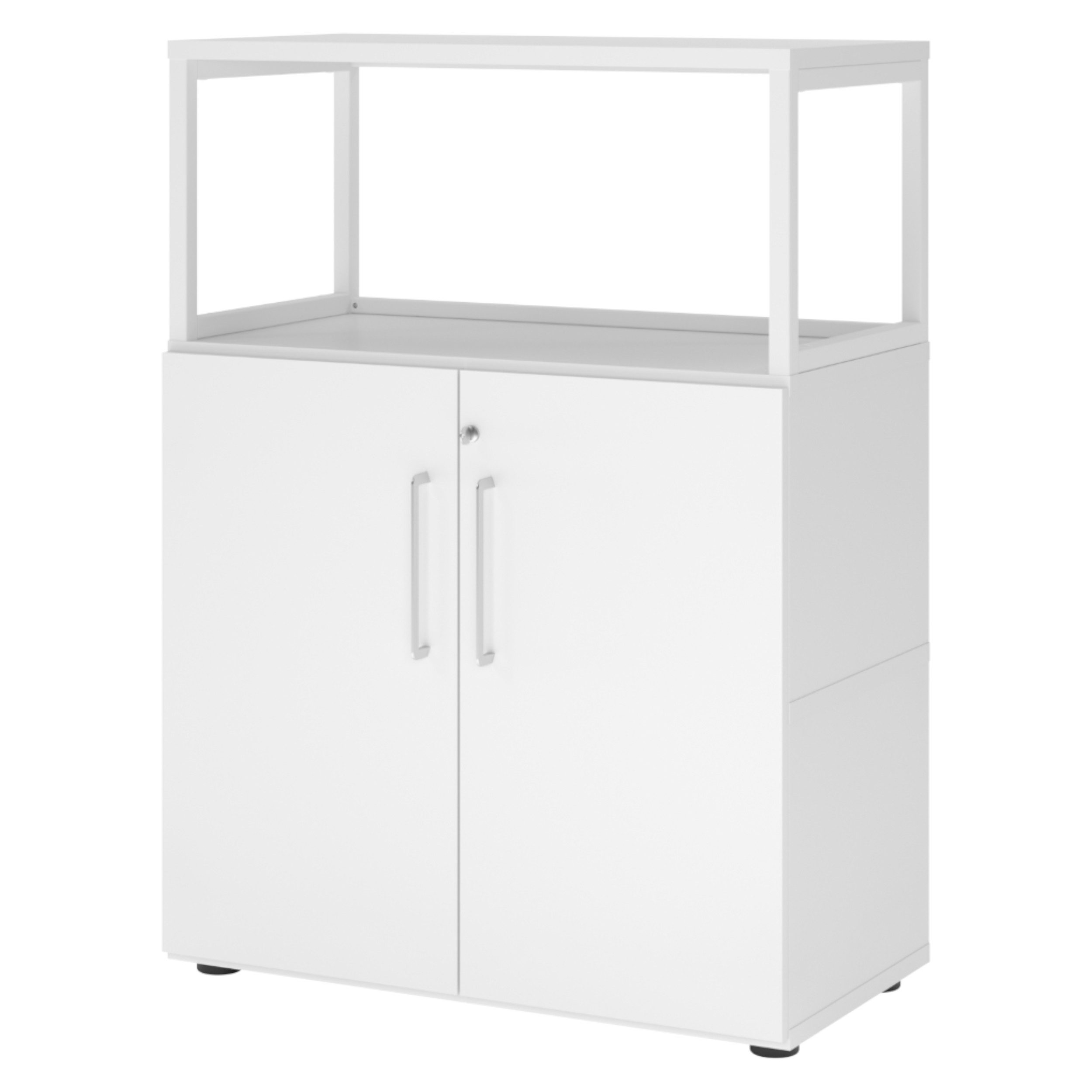 bümö Aktenregal flexi Schrank, Dekor: Weiß