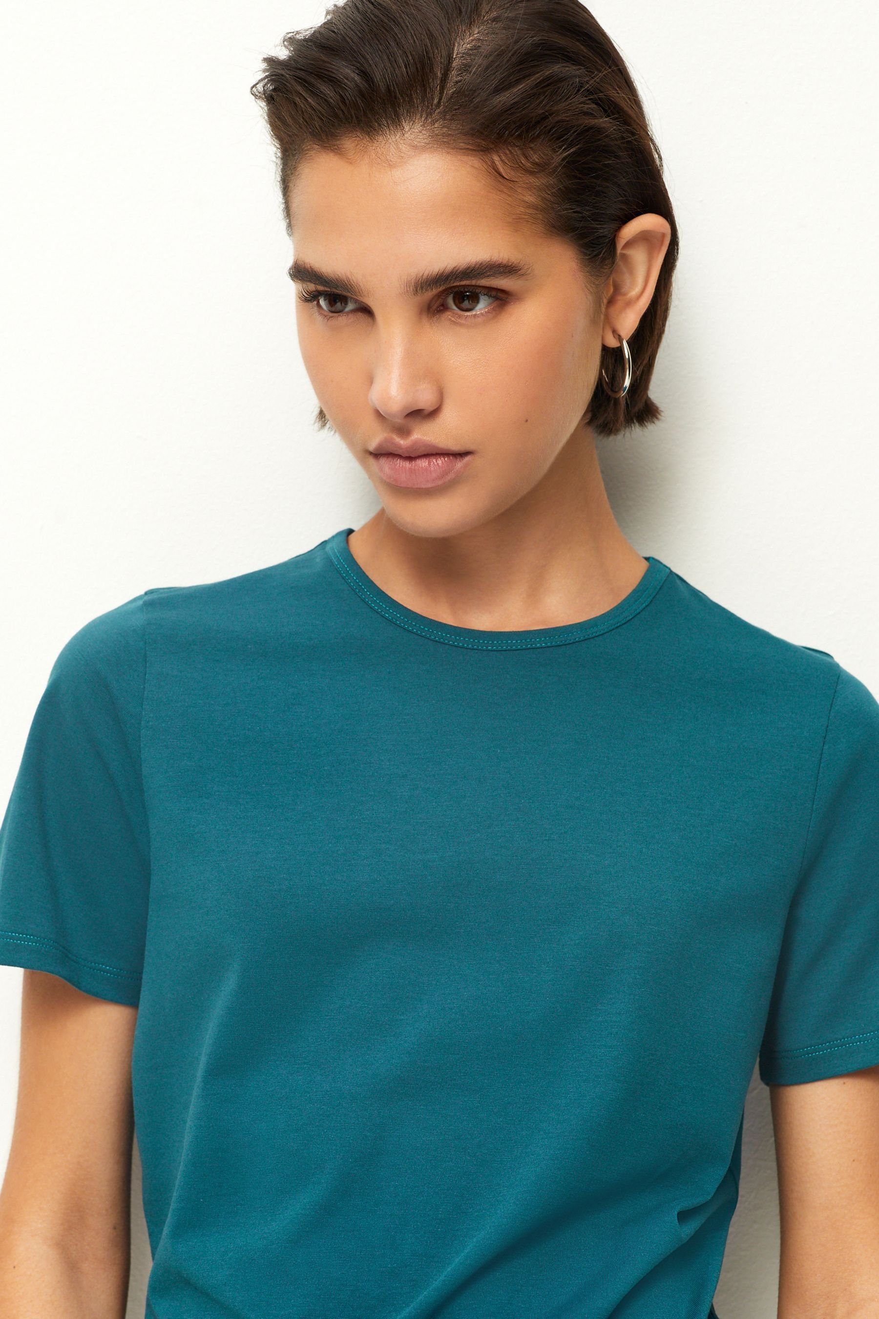 Next T-Shirt Everyday Kurzarm-T-Shirt mit Rundhalsausschnitt (1-tlg)