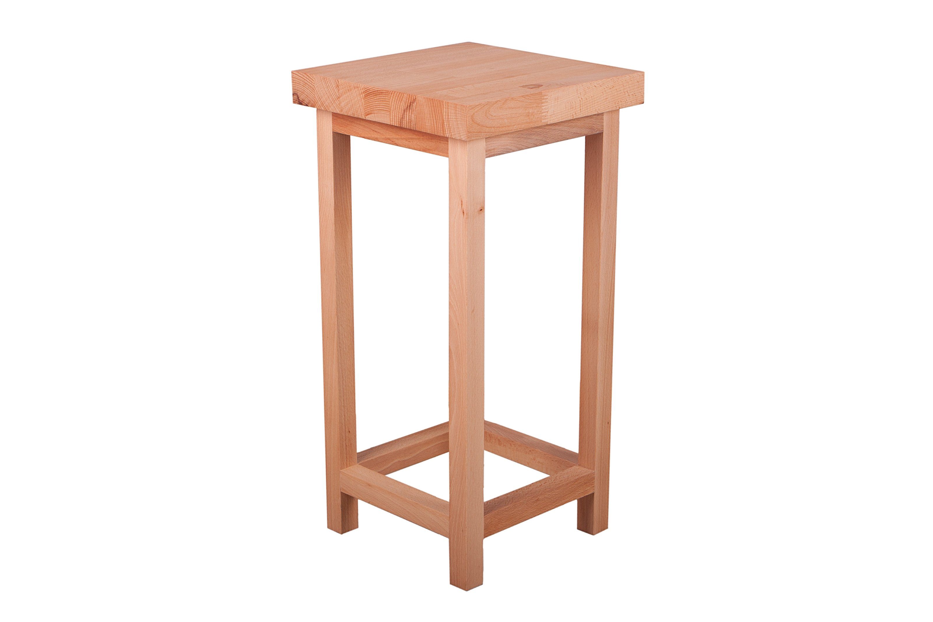 Harms Import Blumenständer aus Massivholz in Kernbuche. Abmessungen (BxHxT) 30x60x30 cm