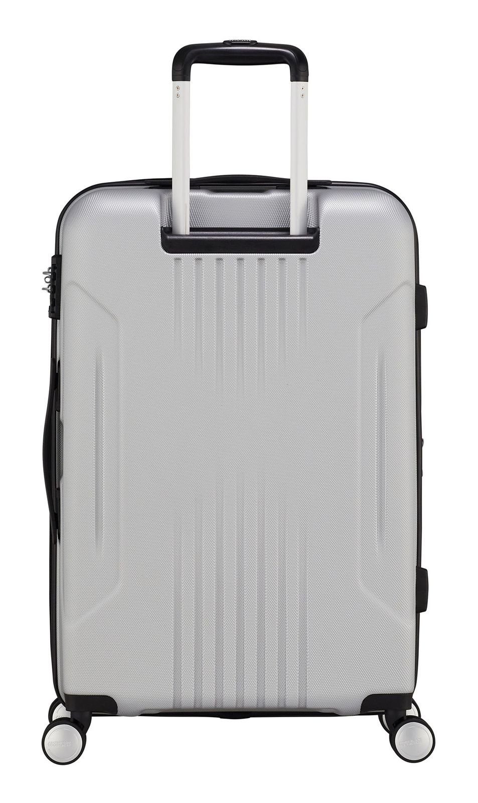 American Hartschalen-Trolley Tourister® 4 Rollen Silver Tracklite,