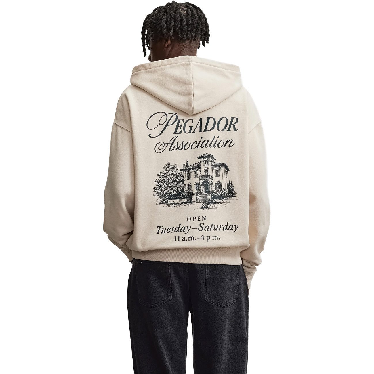 PEGADOR Hoodie Carloforte Oversized Sweat Jacket Carloforte Oversized Sweat Jacket
