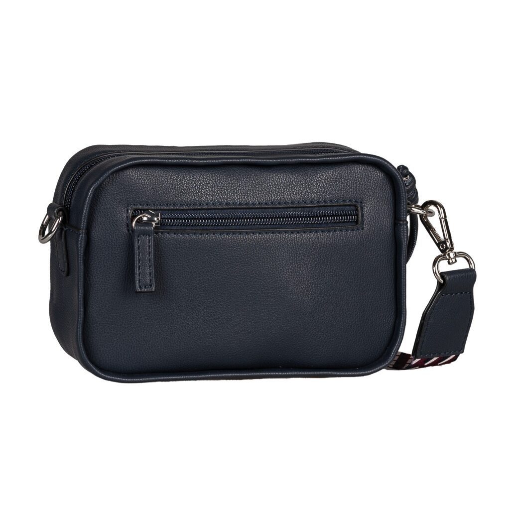 TOM TAILOR Handtasche Tatiana, fein gewebter dreifarbiger Gurtband mit harmonischem „T“´Logodruck
