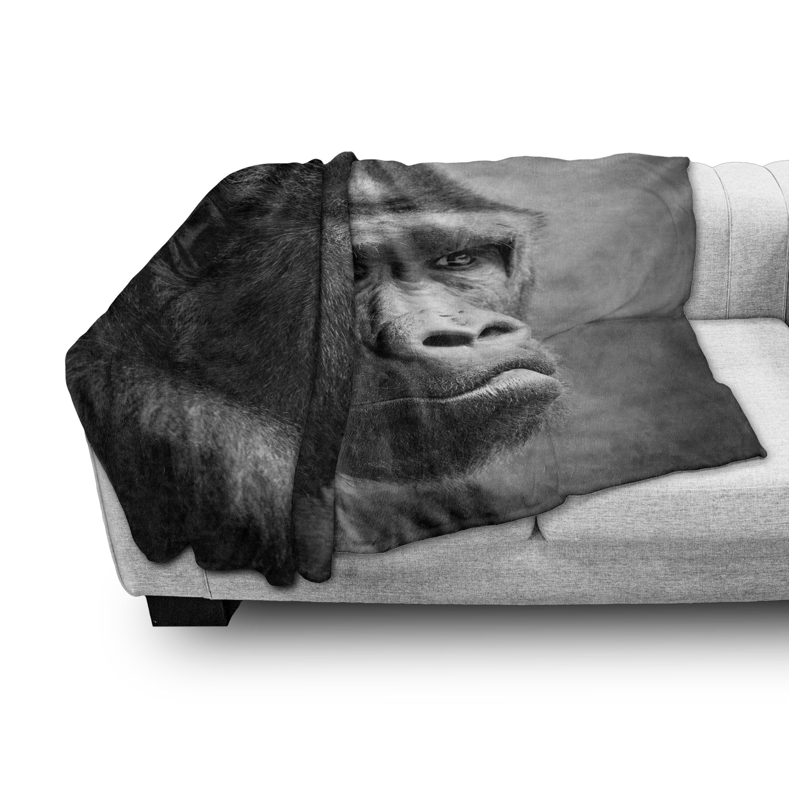 Portrait Orangutan up Abakuhaus, den Innen- Gorilla Plüsch Close Wohndecke und Gemütlicher Außenbereich, für