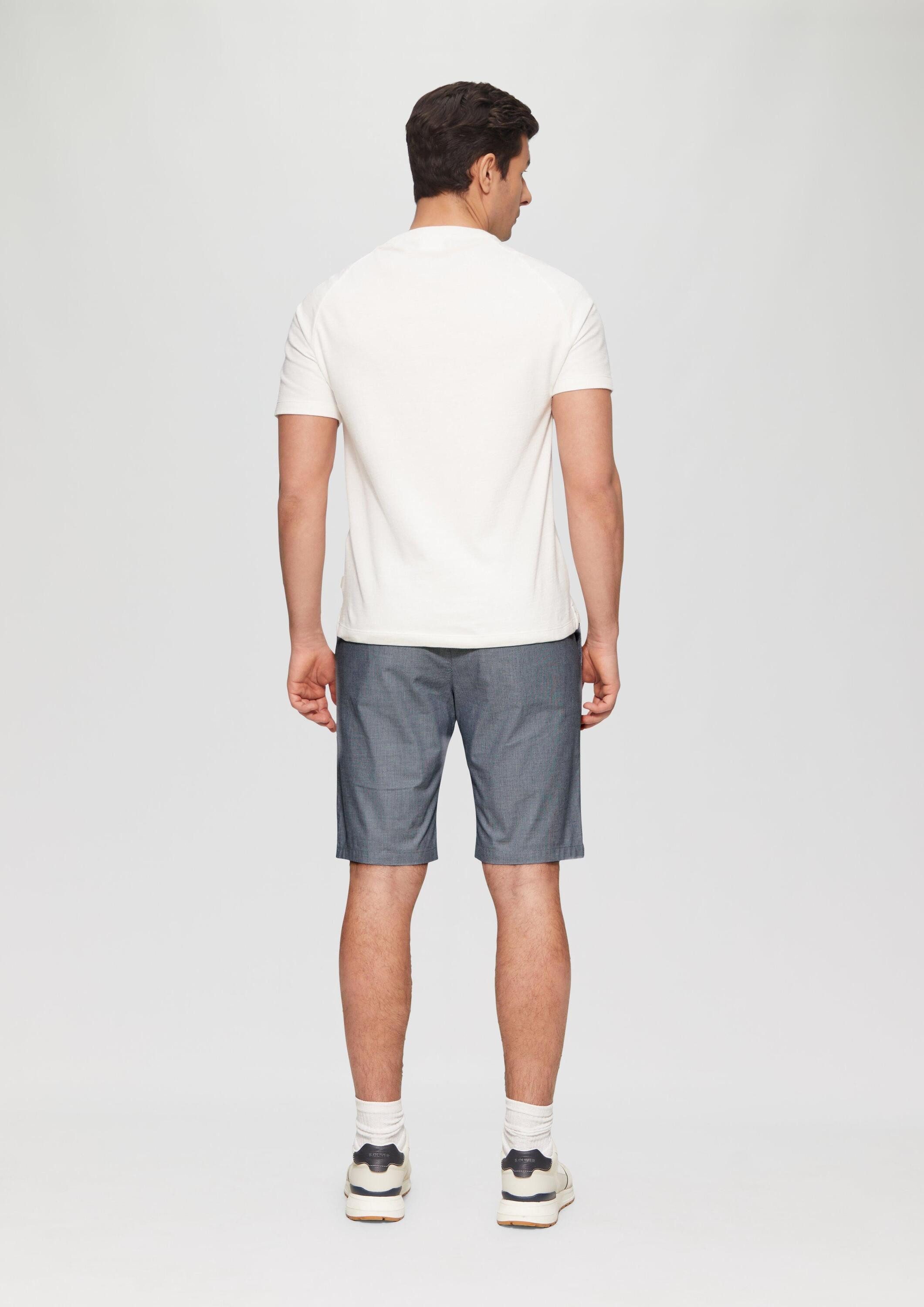 s.Oliver Shorts Bermuda PHOENIX Chino-Shorts aus Baumwollstretch in melierter Optik