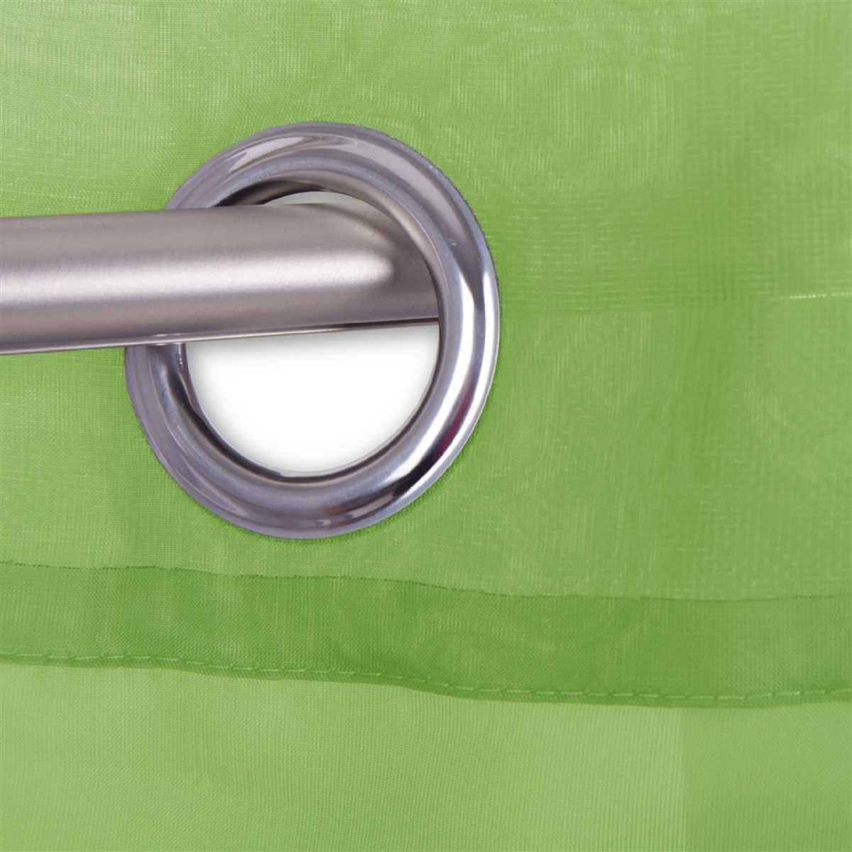 Bestlivings Dekoschal Noella Ösen Voile 140 cm x 145 cm Beige 2er Pack günstig online kaufen
