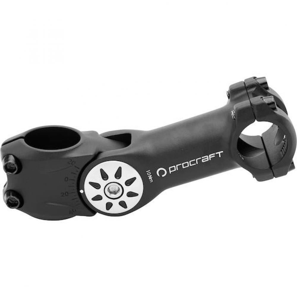 Procraft Fahrradlenker Procraft Vorbau Ahead AS-08 25,4 mm 70°-130° / 95 mm Schwarz - Verstel