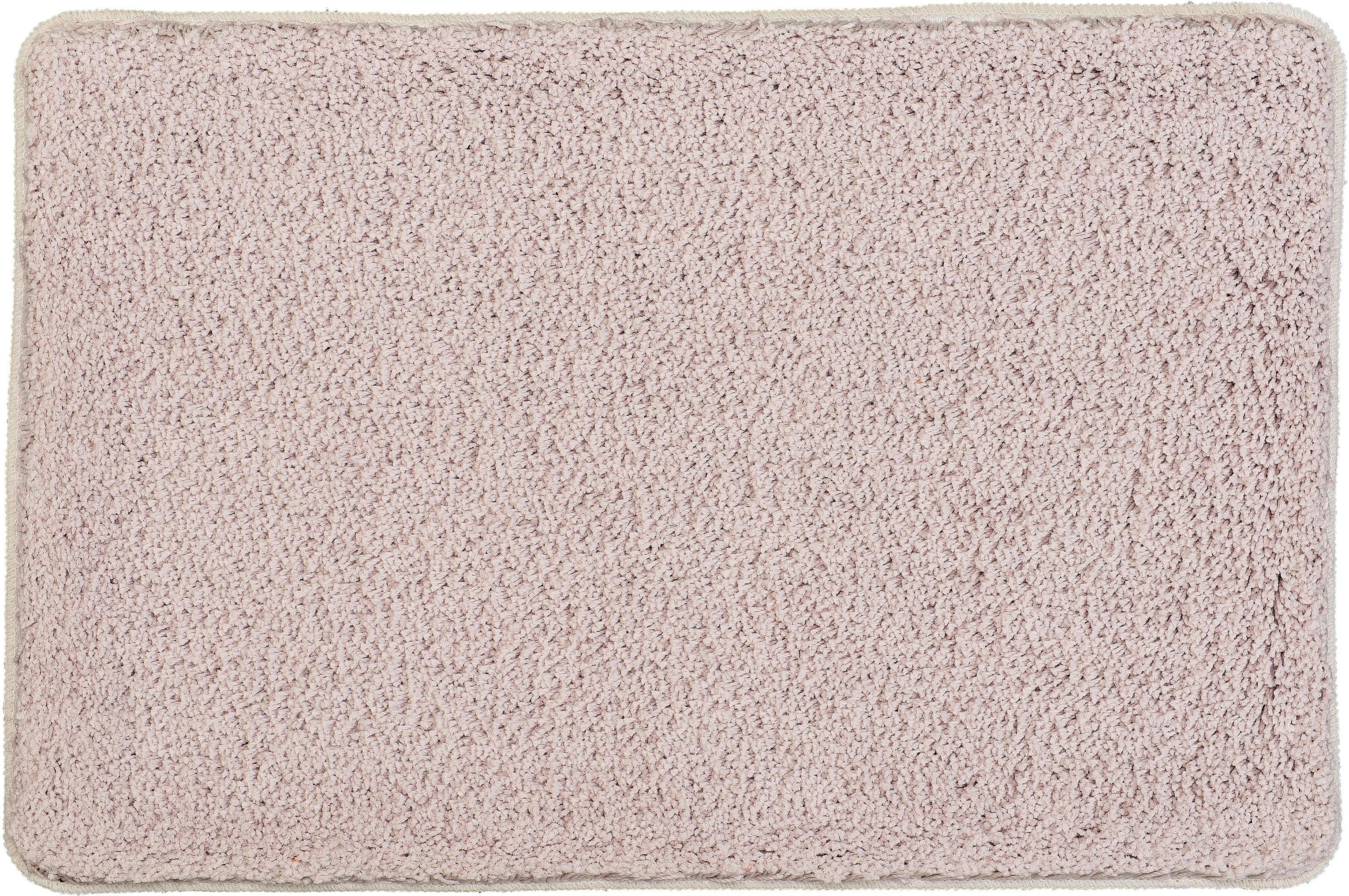 Kleine Wolke Badematte Trend, Höhe 35 mm, rutschhemmend beschichtet, fußbodenheizungsgeeignet, schnell trocknend, Baumwolle, rechteckig, Badteppich, Uni Farben, waschbar