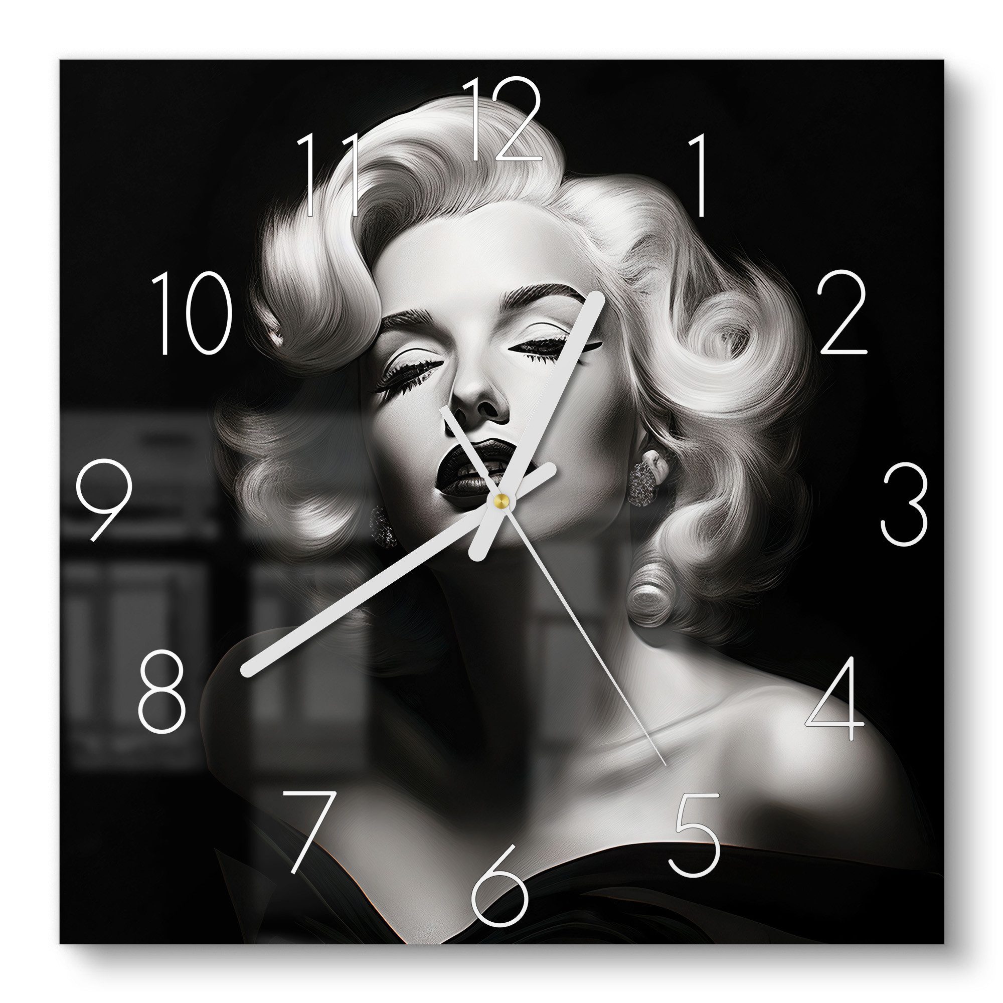 DEQOART Wanduhr 'Ewiger Glamour' (Glas Glasuhr günstig online kaufen