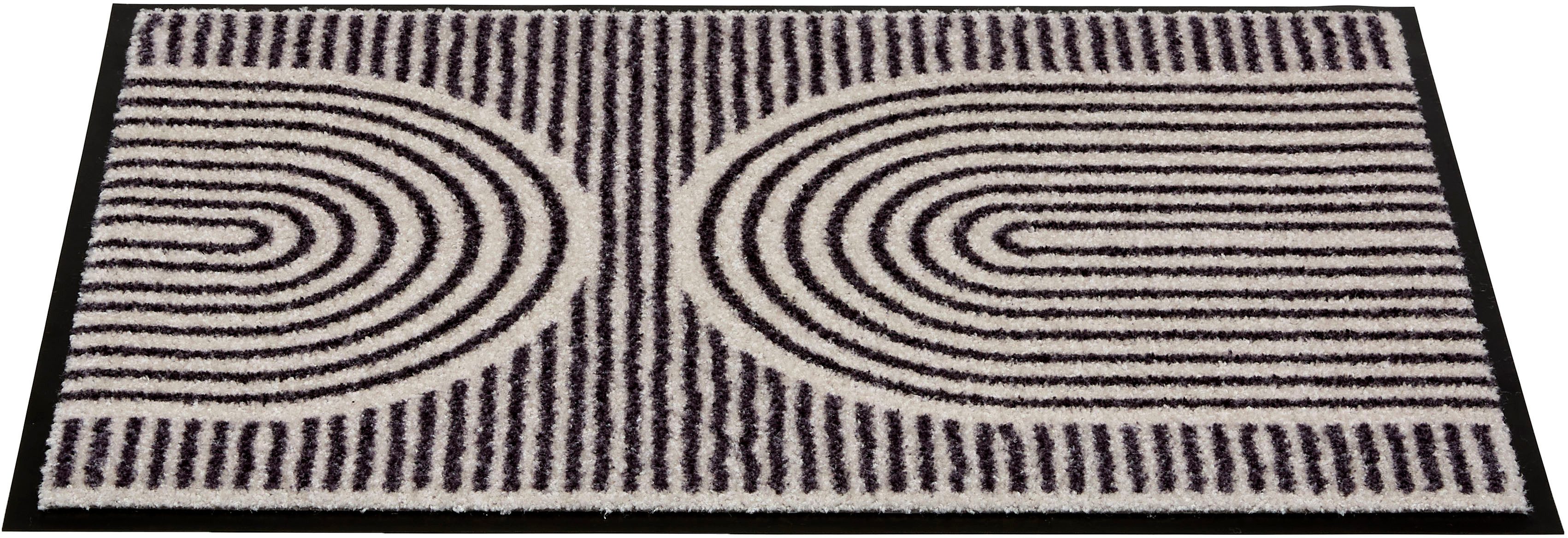 SCHÖNER WOHNEN-Kollektion Fußmatte Bellevue, rechteckig, Höhe: 8 mm, Türmatte, Schmutzfang, In und Outdoor, Sauberlauf, waschbar