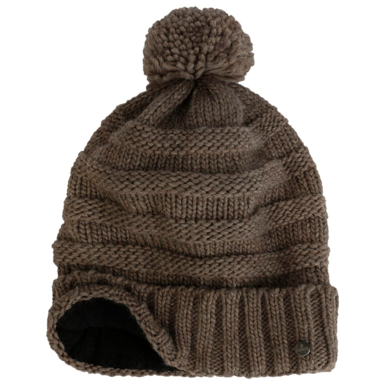 Lierys Bommelmütze (1-St) Beanie mit Umschlag, günstig online kaufen