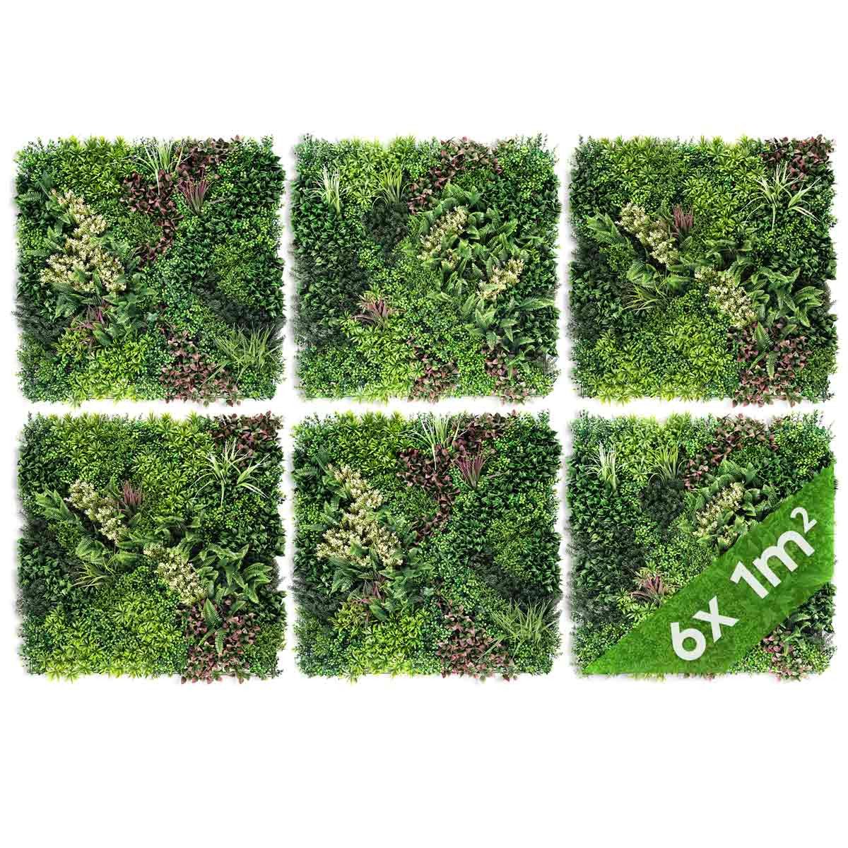 Kunstpflanze Künstliche Pflanzenwand XL Indoor & günstig online kaufen