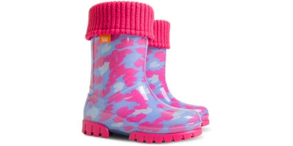 GOLDKIDS Demar LUX Gummistiefel (Regenstiefel, Kinderstiefel gefüttert) mit Innensocken Mädchen Jungen