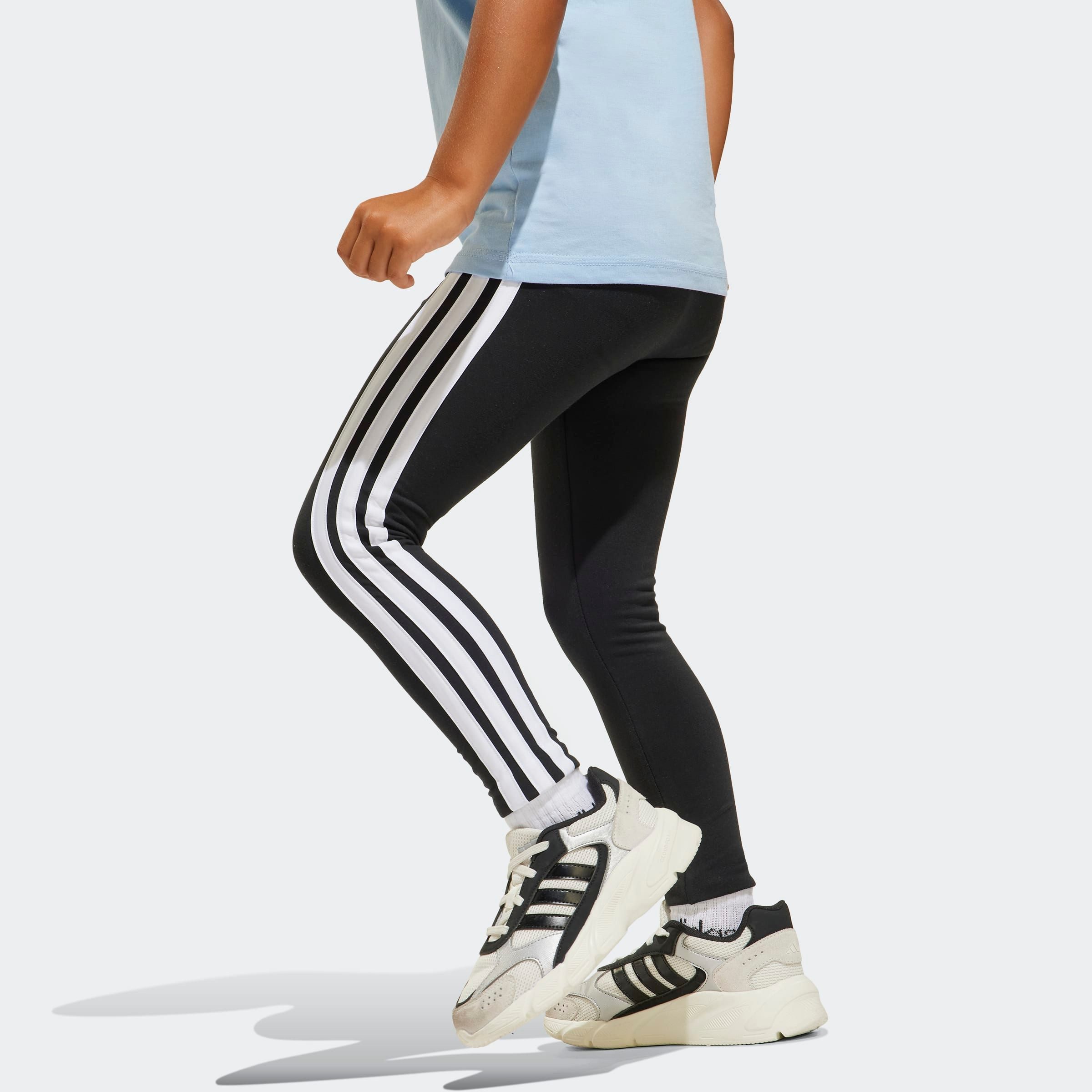 adidas Sportswear Leggings LG 3S LEG 230 sportlicher Stil mit 3-Streifen, für Kinder, mit Gummizug