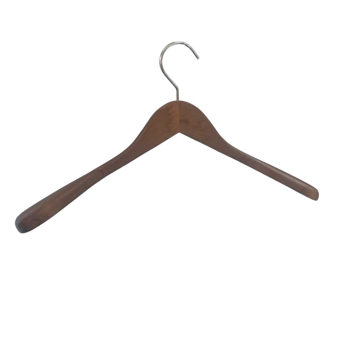GERSO Kleiderbügel Hochwertiger Kleiderbügel aus Holz 45 cm in Antique-Opti günstig online kaufen