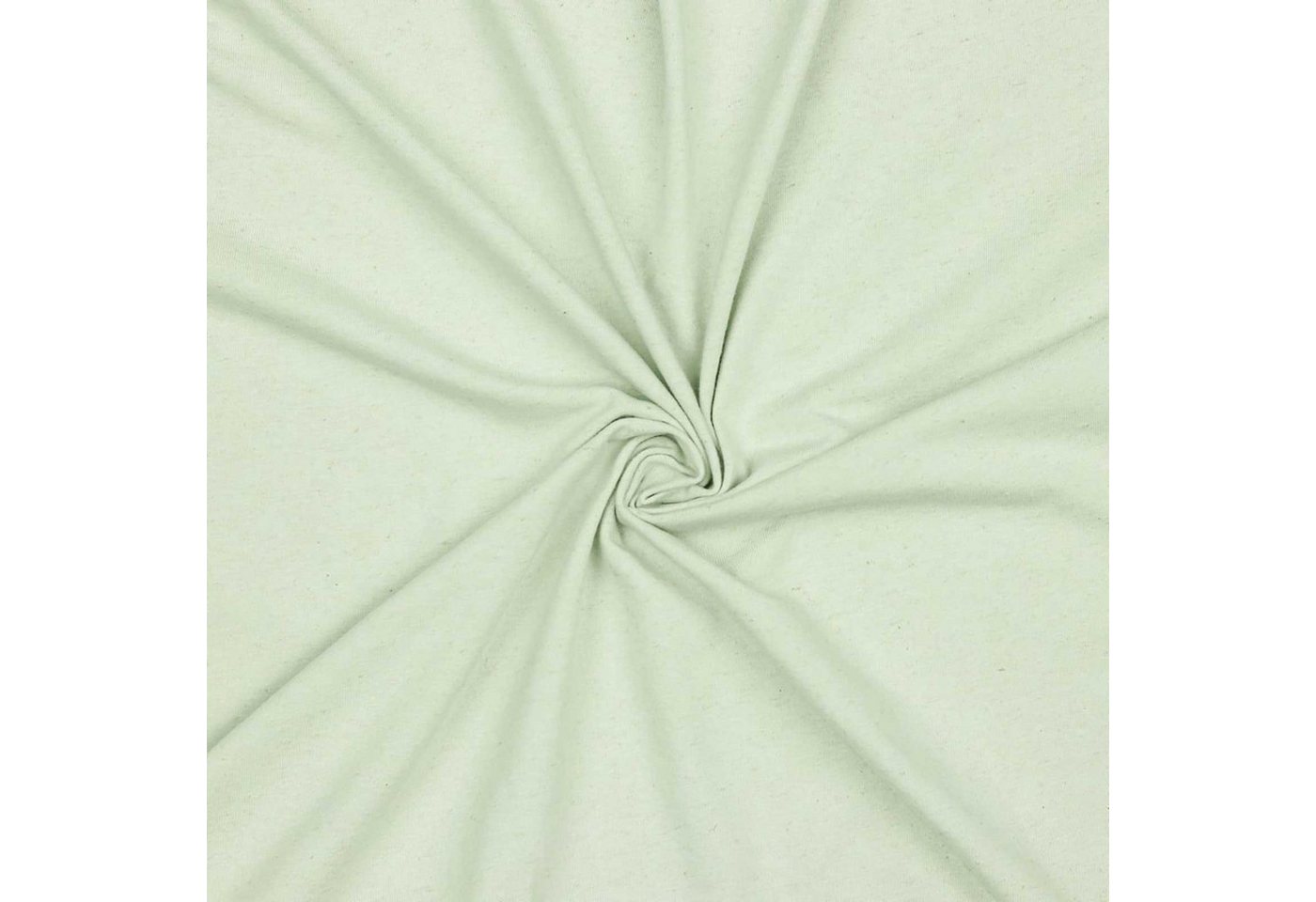 Thumbnail - maDDma Stoff Baumwoll Leinen Jersey meliert ab 0,5 m x 1,45 m, 014 - mint