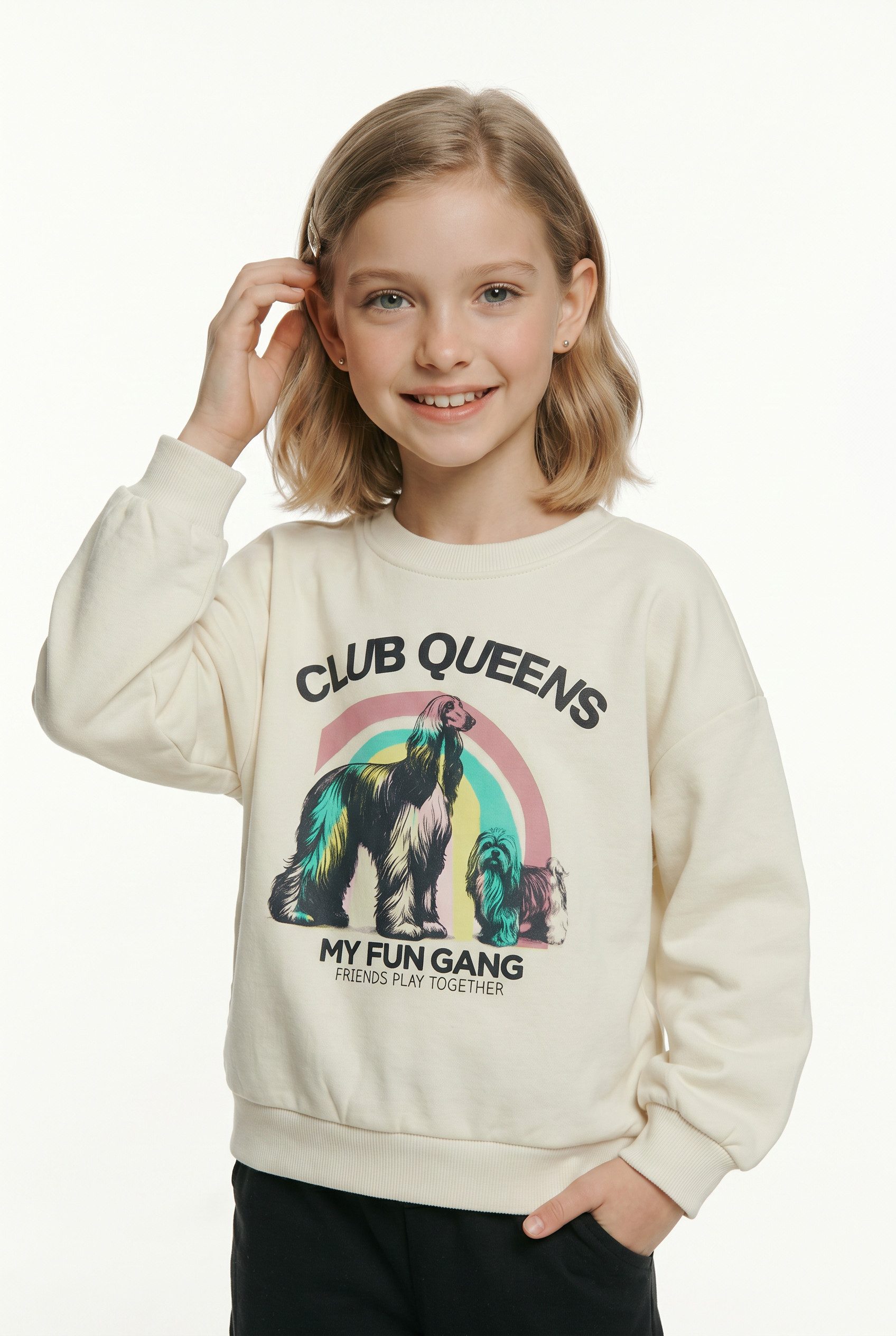 s.Oliver Junior Sweatshirt mit Print