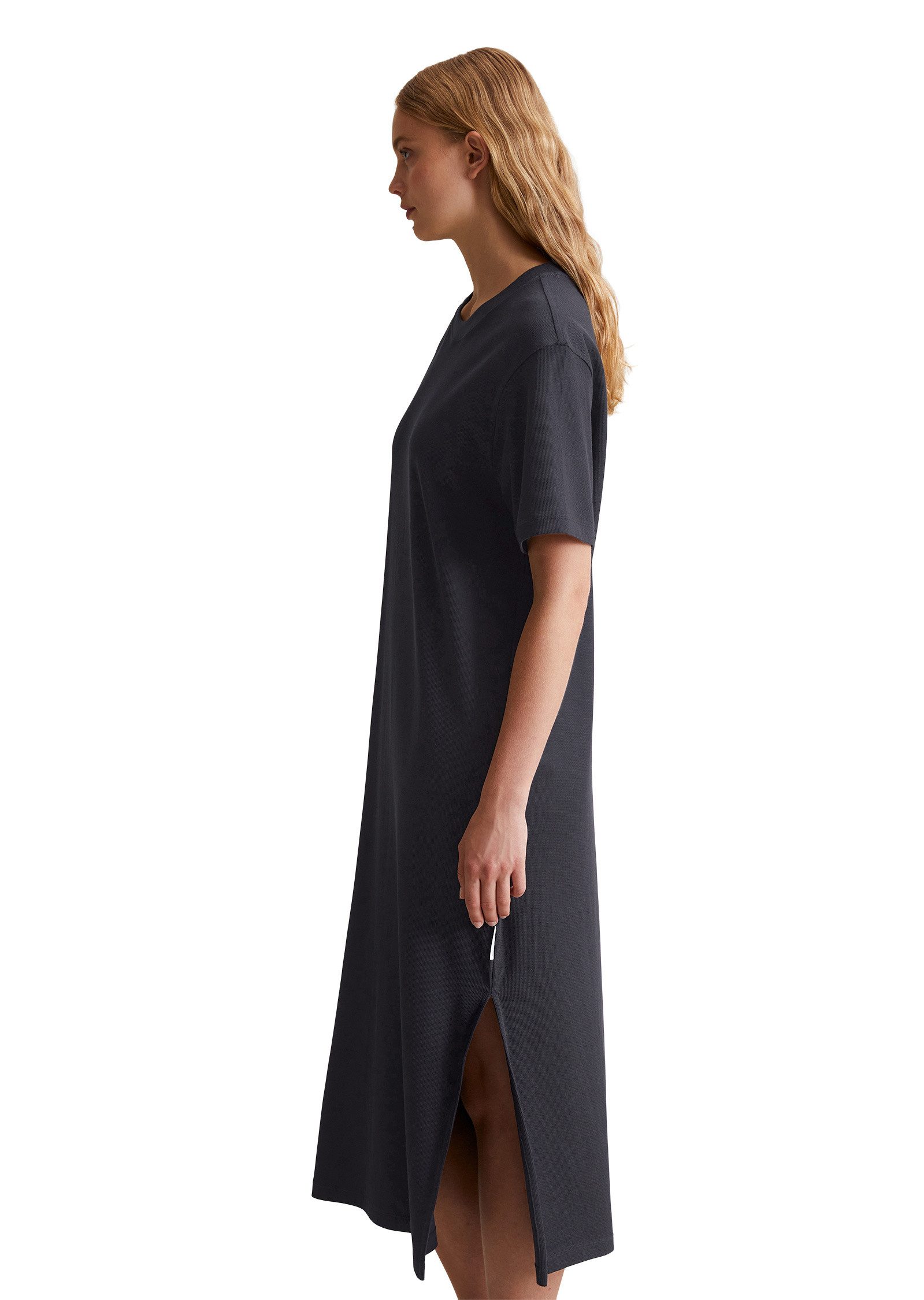 Marc O'Polo DENIM Jerseykleid aus gerippter Bio-Baumwolle