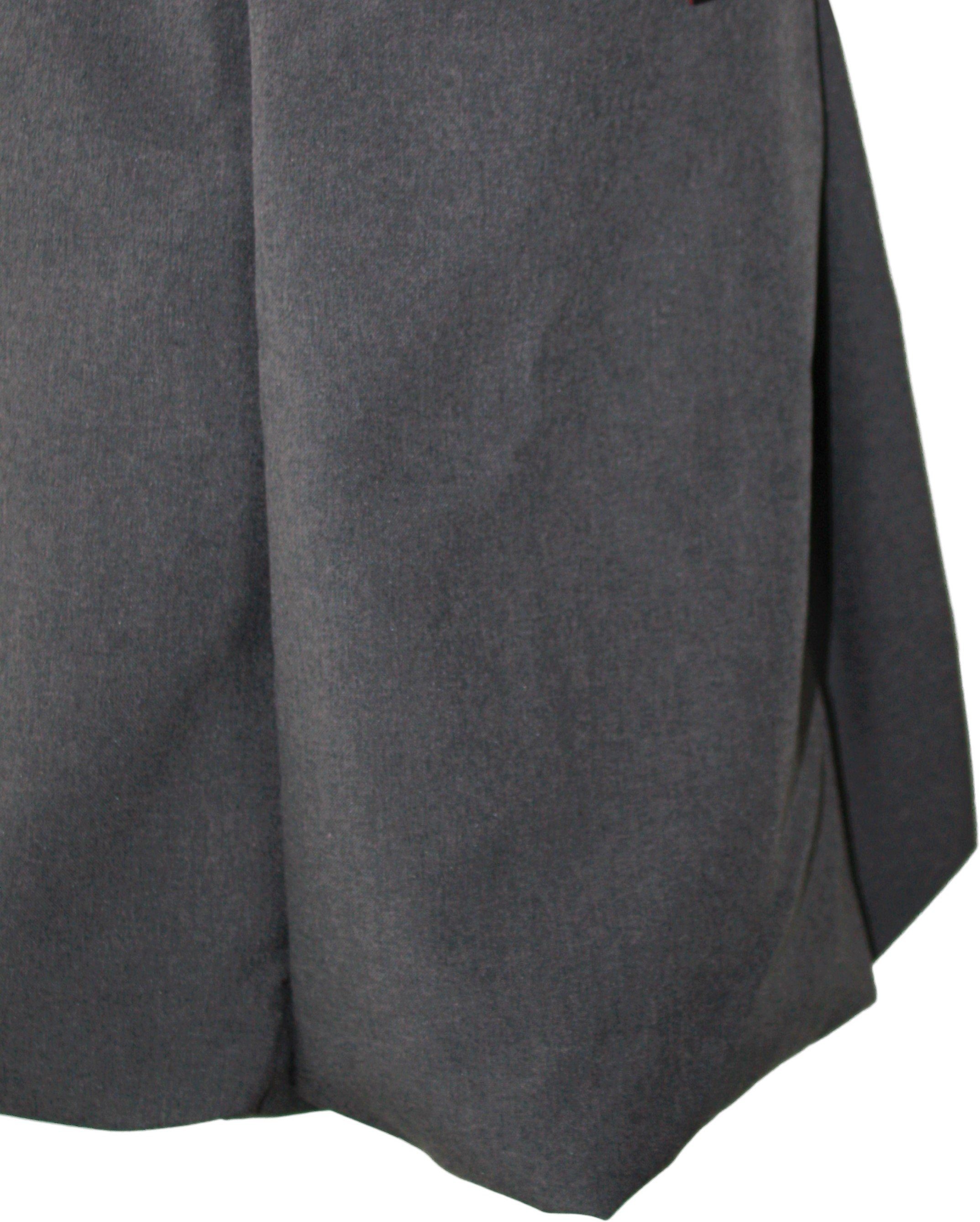 dunkle design Minirock Ballonrock Grau Schwarz Ecru Mini elastischer Bund