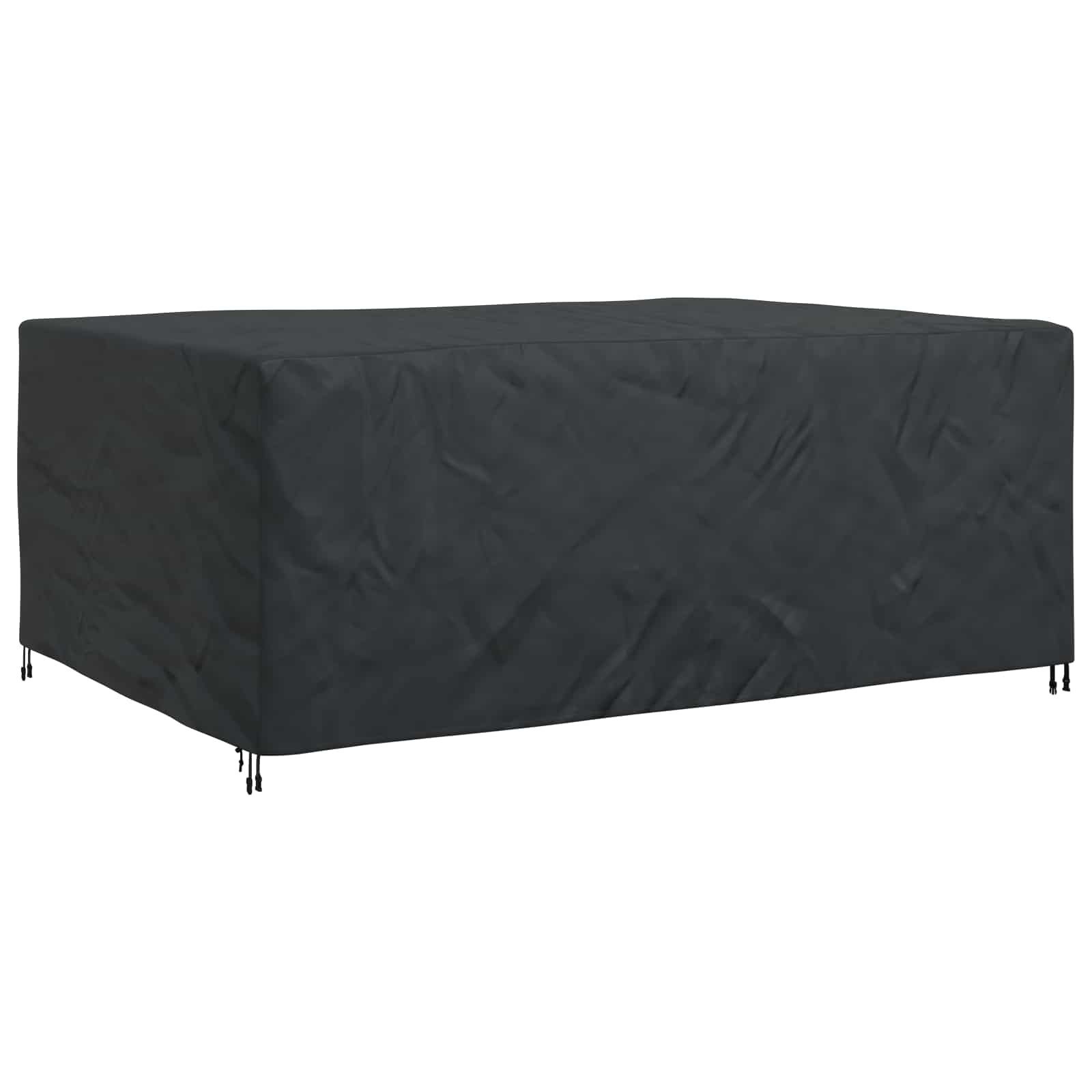 vidaXL Gartenmöbel-Schutzhülle Möbelbezug Uni Schwarz 270 x 180 x 90 cm 210D (1-St)