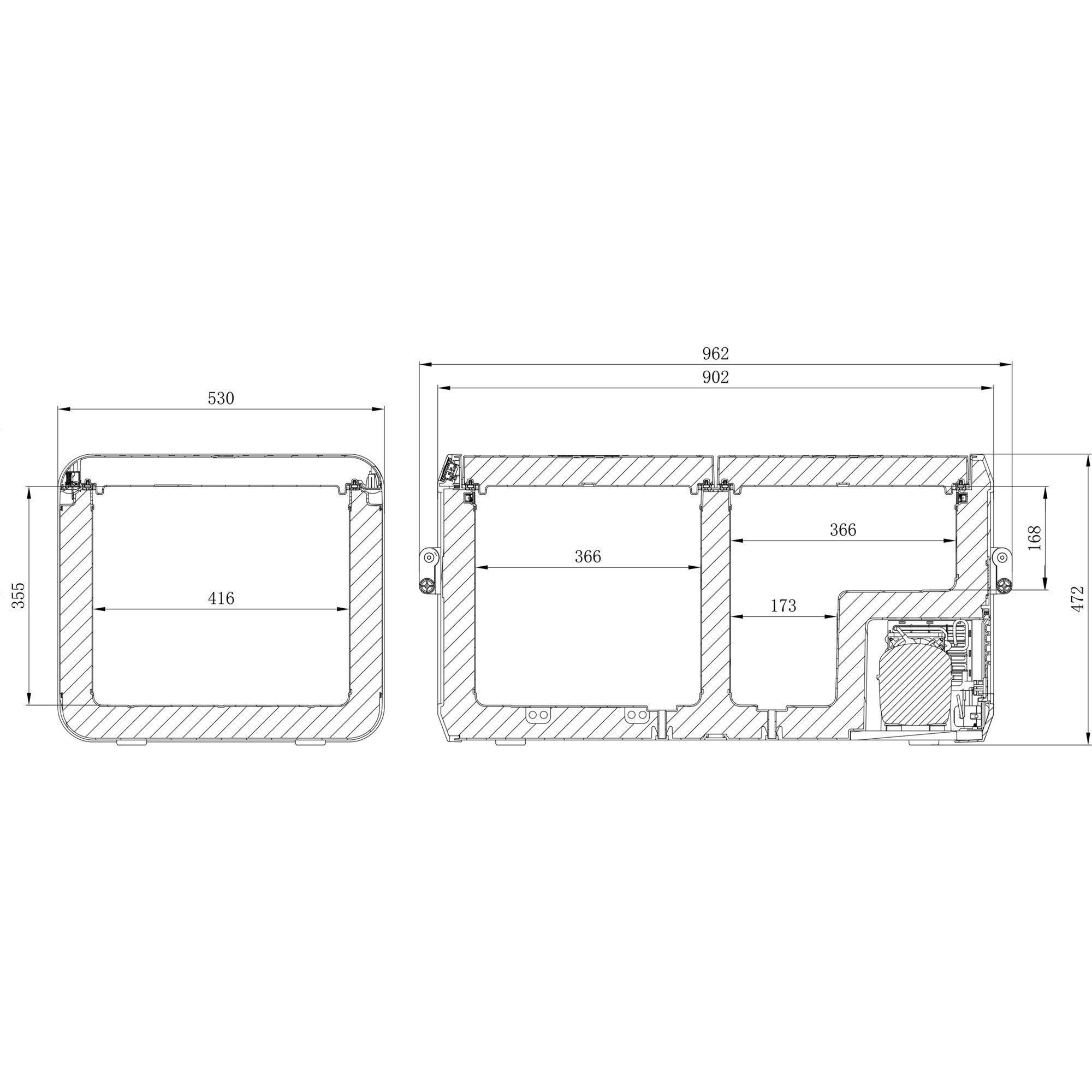 Dometic Elektrische Kühlbox Dometic CoolFreeze CFX3 95DZ