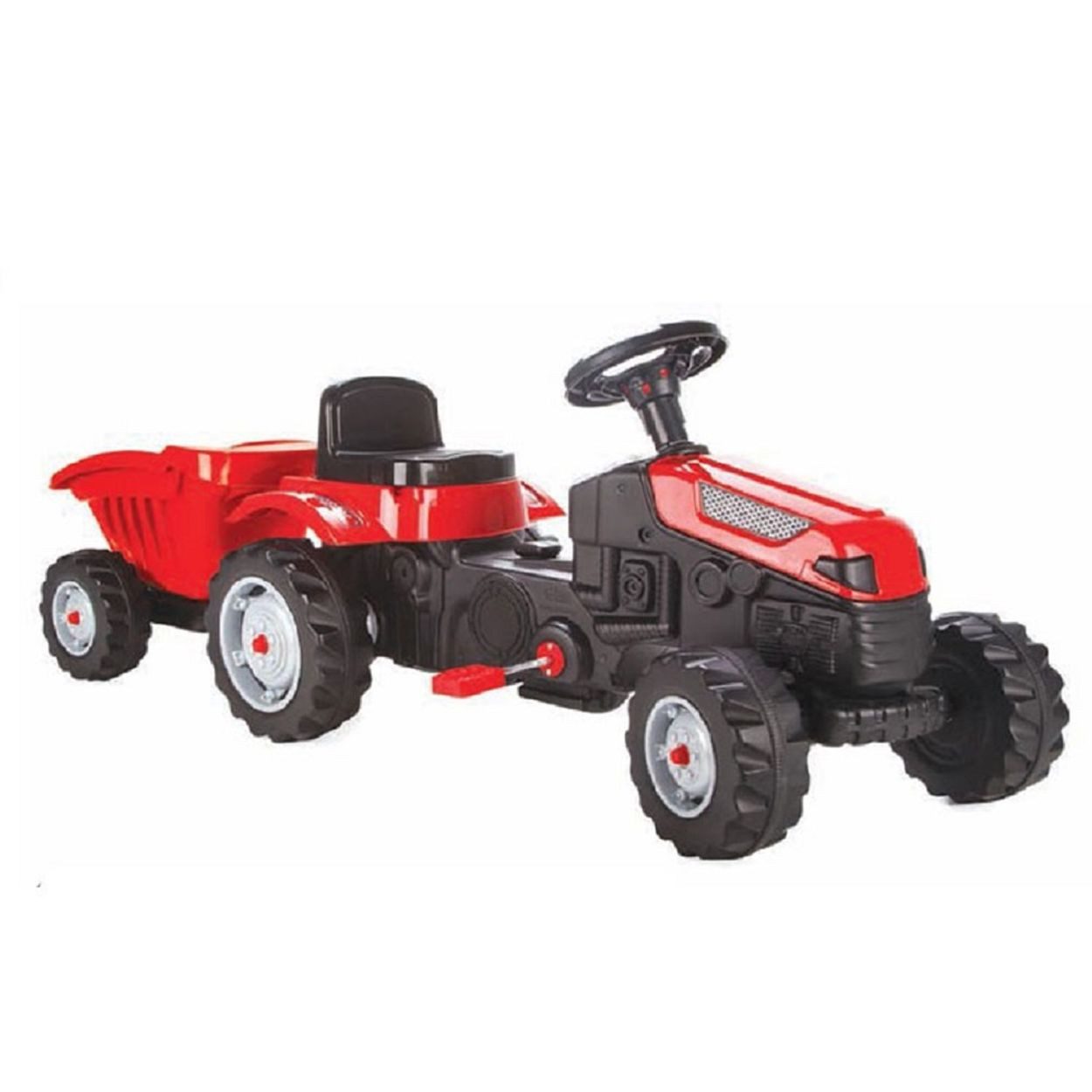 Pilsan Go-Kart Active 07316, Anhänger, Pedale, verstellbarer Sitz, Rückwärtsfahrt, bis 50 kg