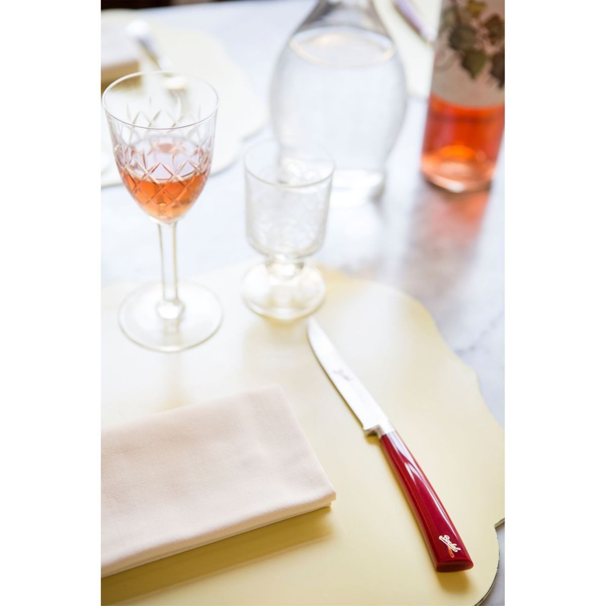 Berkel Besteck-Set Elegance Glossy red Steak Set 6-tlg., Edelstahl / Kunststoff