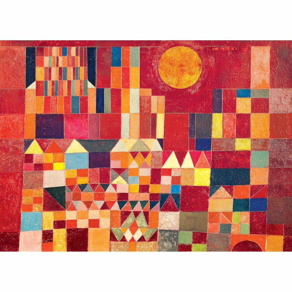 1000 Puzzle EUROGRAPHICS Klee, Sonne Puzzleteile und Burg Paul von