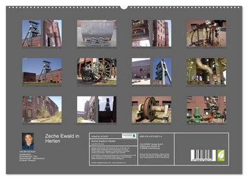 CALVENDO Wandkalender Zeche Ewald in Herten (Premium, hochwertiger DIN A2 Wandkalender 2023, Kunstdruck in Hochglanz)